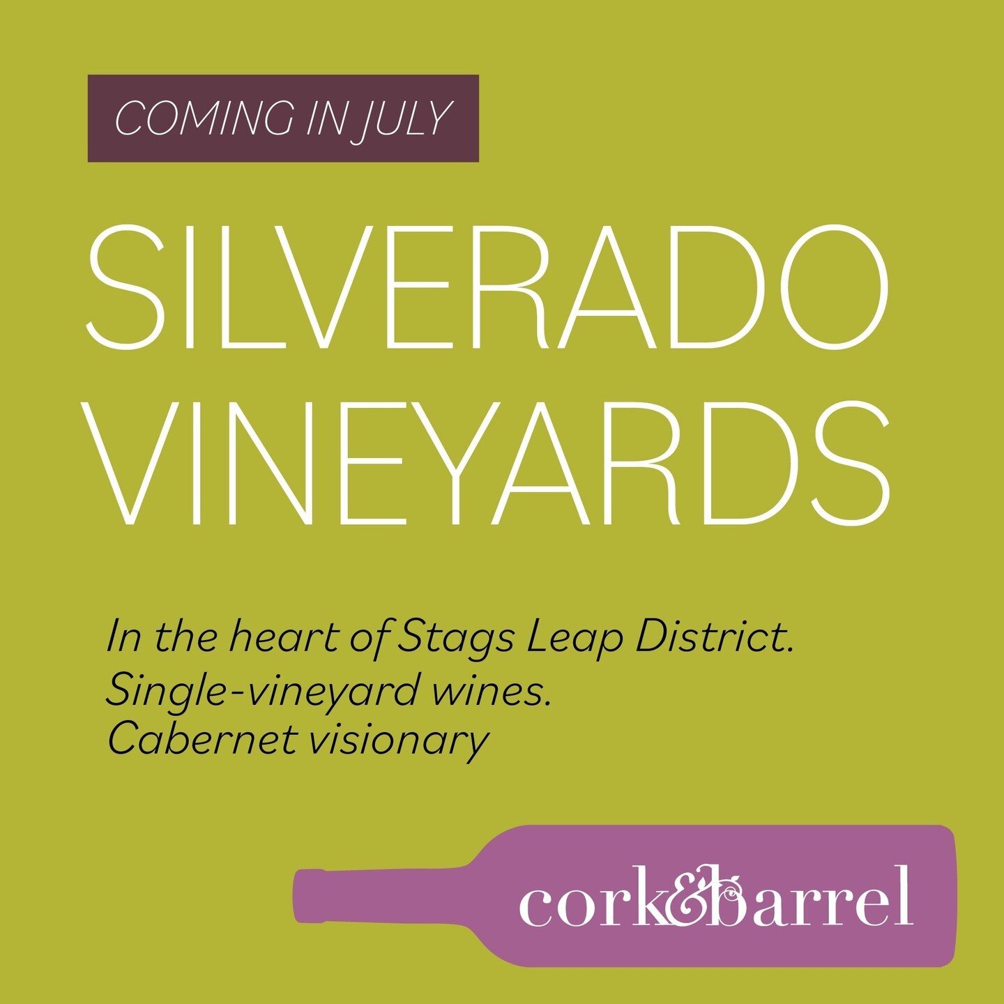 People who know Napa well know about Stags Leap. This special wine district is steeped in history.⁠
⁠
Silverado Vineyards is named after the historic mining town that overlooks Napa Valley. Silverado was one of the first to plant Cabernet in Stags Le