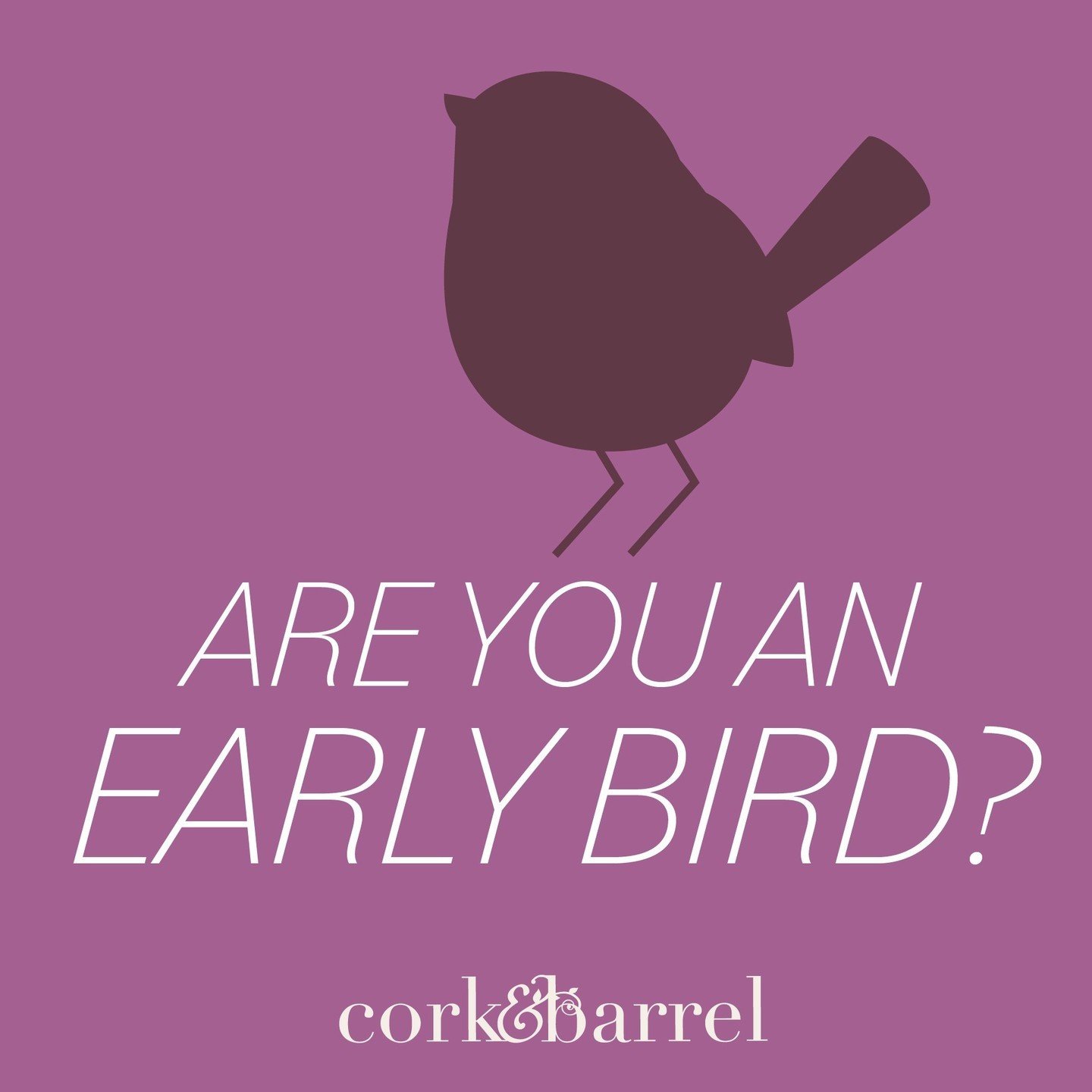 Are you an Early Bird? Then take note!⁠
⁠
You have just 15 DAYS LEFT to get Sip tickets at our special early bird price! Right now, Sip tickets are just $100 each. On May 1, tickets increase to $125!⁠
⁠
What's so special about Sip?⁠
⁠
It's just the s