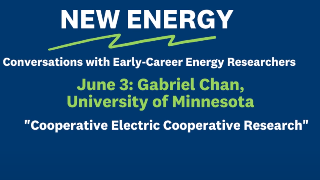 Chan presents at Dartmouth University’s Irving Institute for Energy &amp; Society