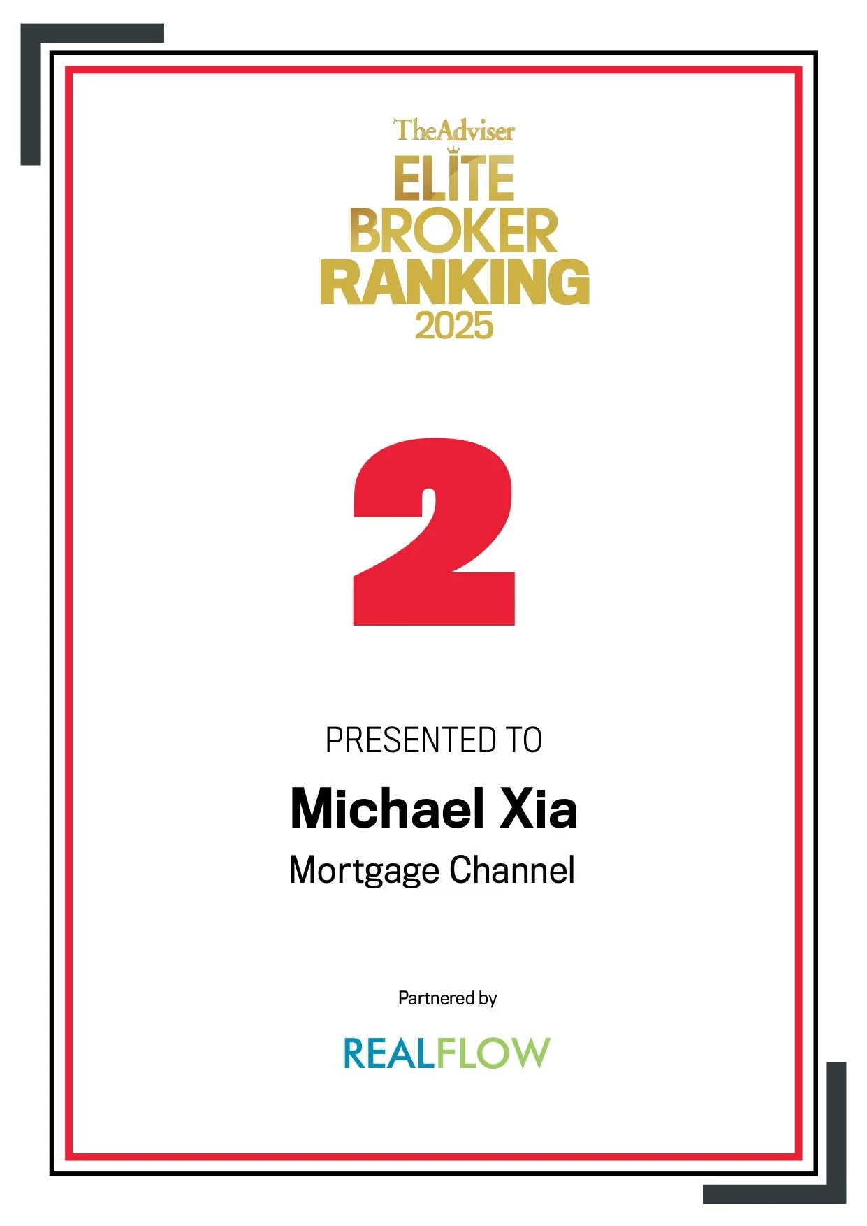 2025 The Adviser Elite Broker Ranking #2