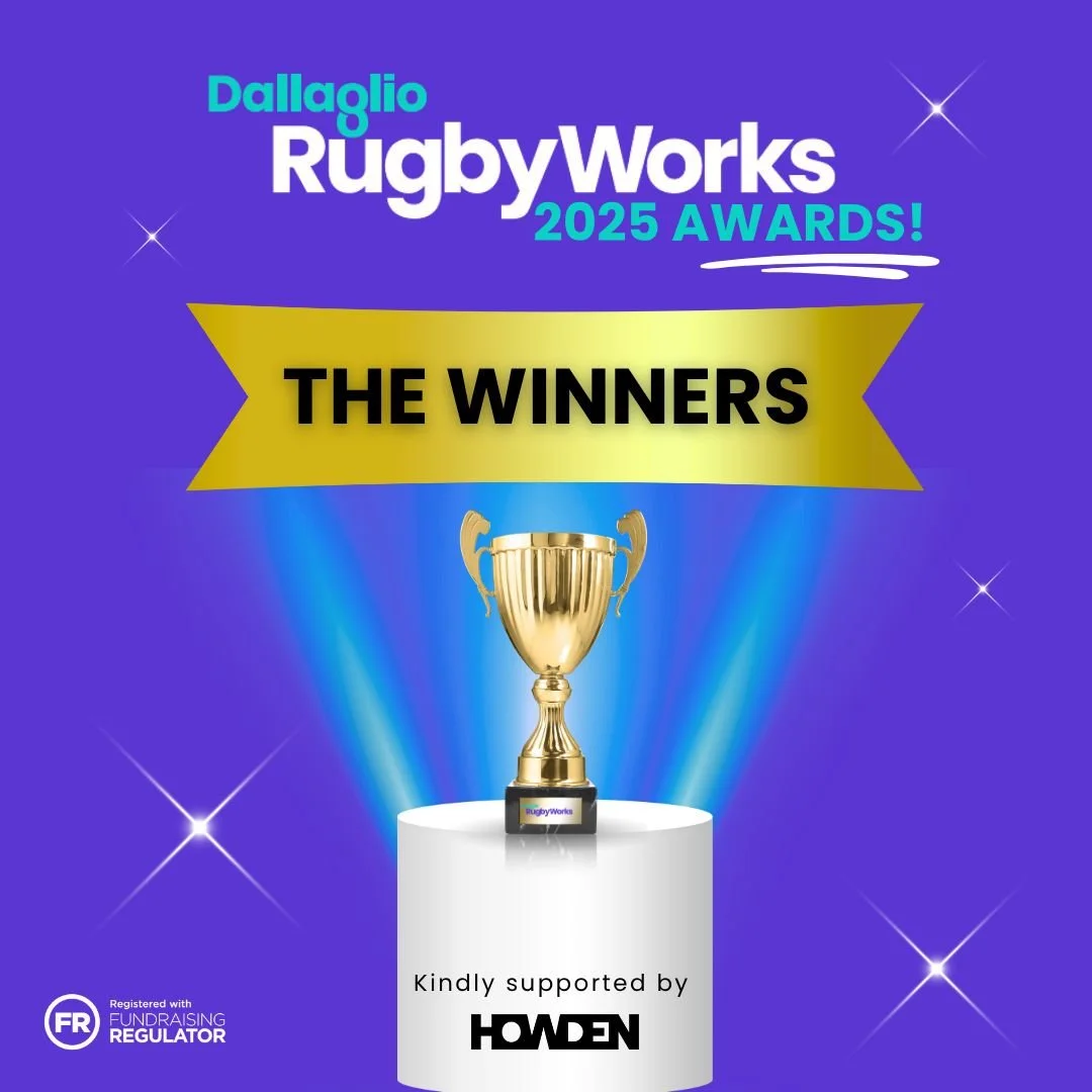 Congratulations to our brilliant Dallaglio RugbyWorks Awards 2025 winners. 
Each and every award was so well deserved.
And to everyone who joined us for tonight's awards evening, thank you. Having you there to cheer on these amazing people made it ev