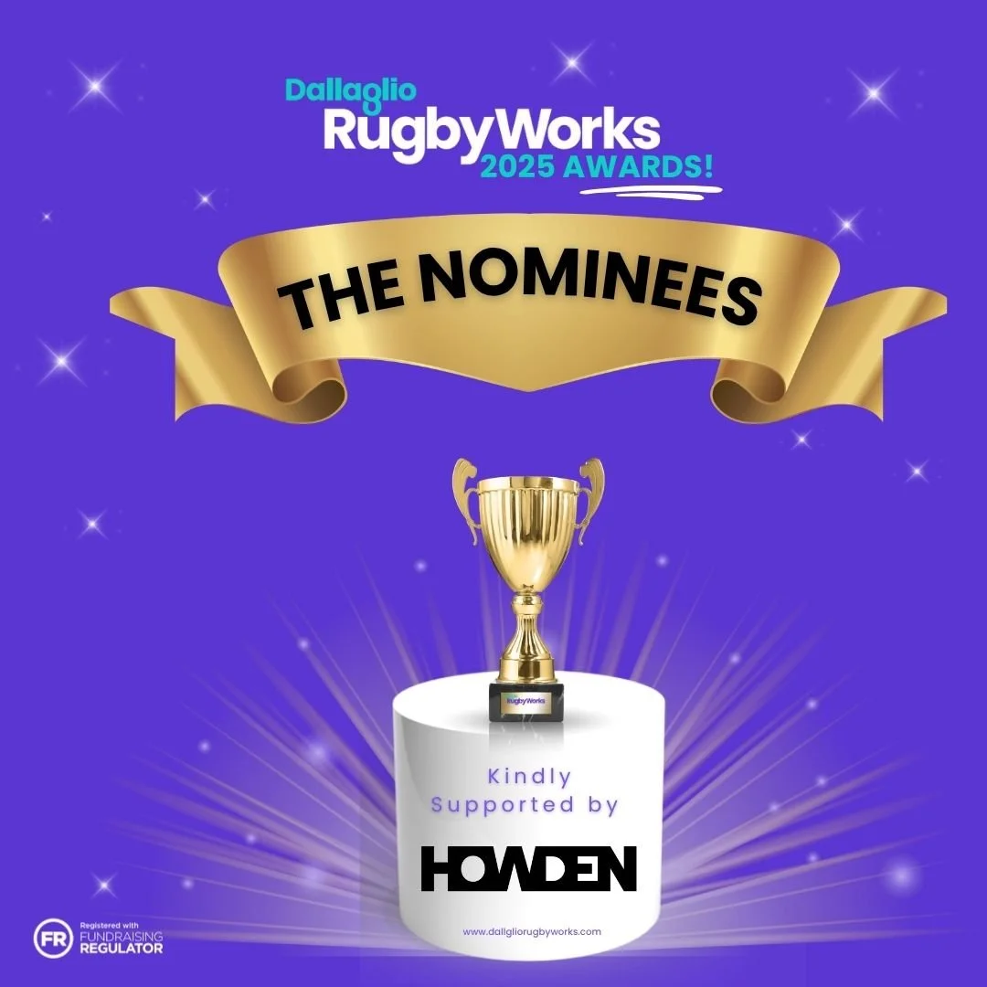 The wait is almost over...
Tonight, we celebrate excellence, resilience, and impact at the Dallaglio RugbyWorks Awards.
But first &mdash; it's time to reveal the nominees.
Who will take home the win?
Stay tuned. The stage is set. The countdown begins