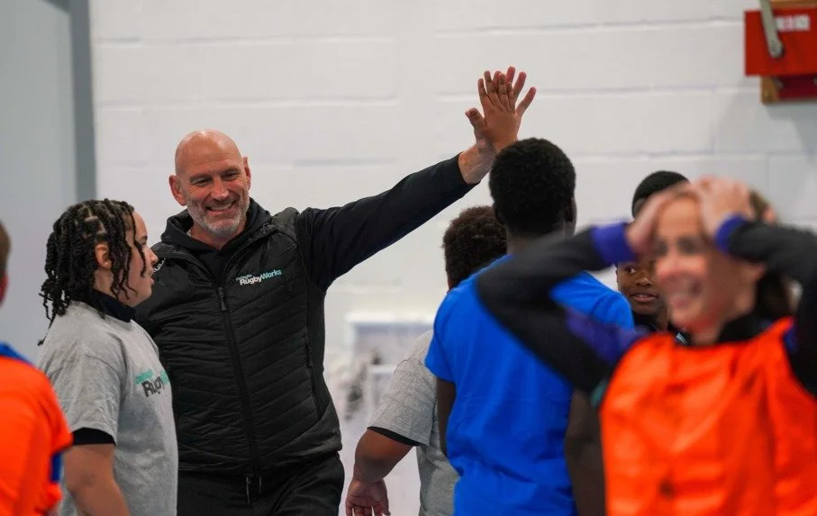 We had an incredible day in Luton as our founder &mdash; and rugby legend &mdash; Lawrence Dallaglio visited one of our schools to meet a cohort of young people. 💥🏉

Lawrence jumped straight in with the group, running drills, sharing pro tips, and 