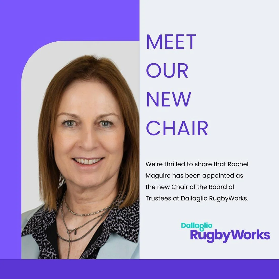 We&rsquo;re excited to announce Rachel Maguire as the new Chair of the Board of Trustees at Dallaglio RugbyWorks.

Rachel brings extensive corporate, charity, and governance experience, including senior roles at the London Stock Exchange and leadersh