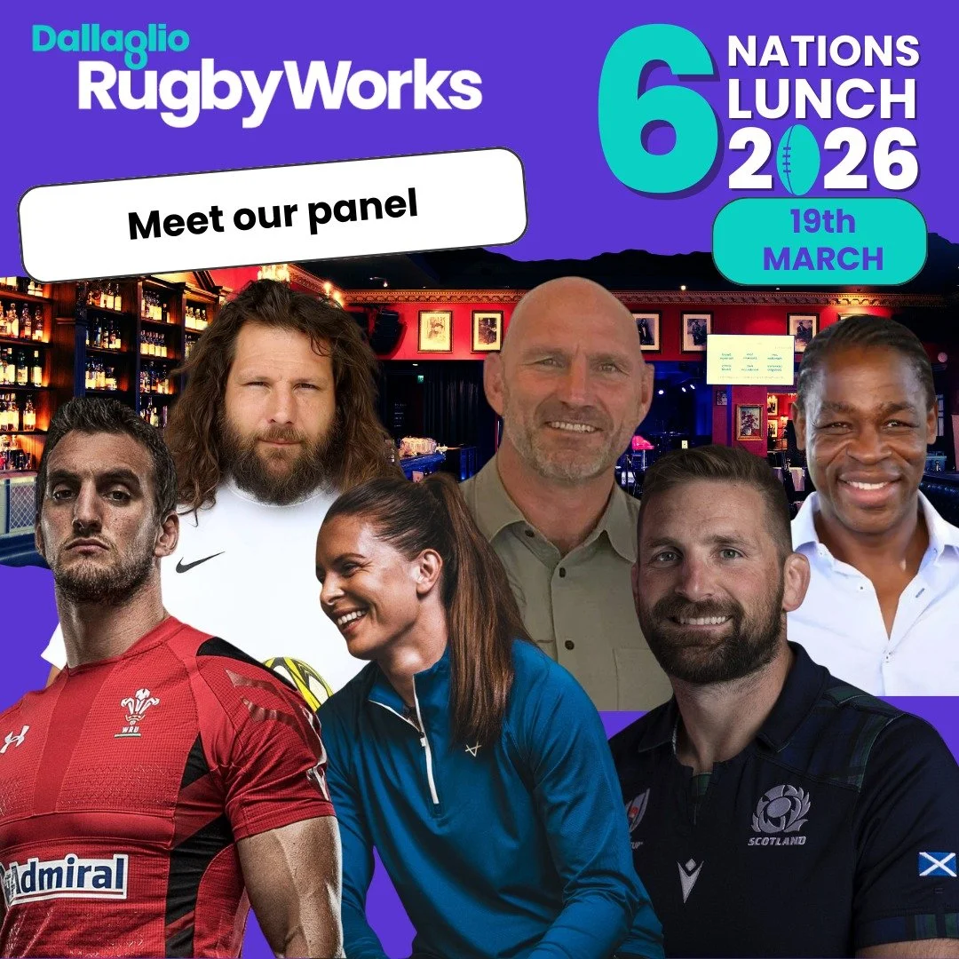 All the panellists for our annual Six Nations Lunch are confirmed!

Hosted by David Flatman, this special lunch is a chance to hear expert insights, behind-the-scenes stories, and enjoy a fun-filled afternoon of rugby, all while supporting the  work 