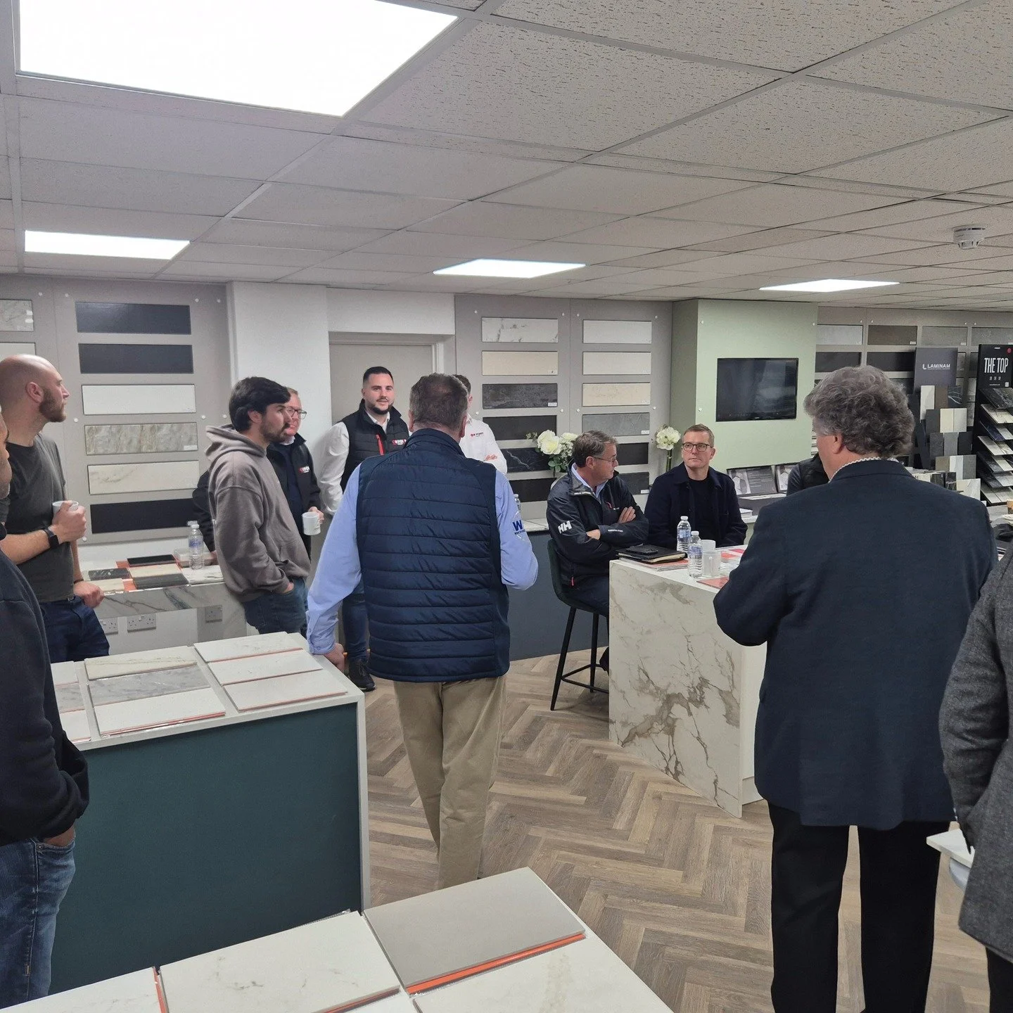 Thank you to all those who attended our porcelain focus day on Monday @stone.sense 
It was a lively day full of discussion and we heard from @lamarceramics_uk about the latest innovations and @onpointtooling were present to talk about their tooling s