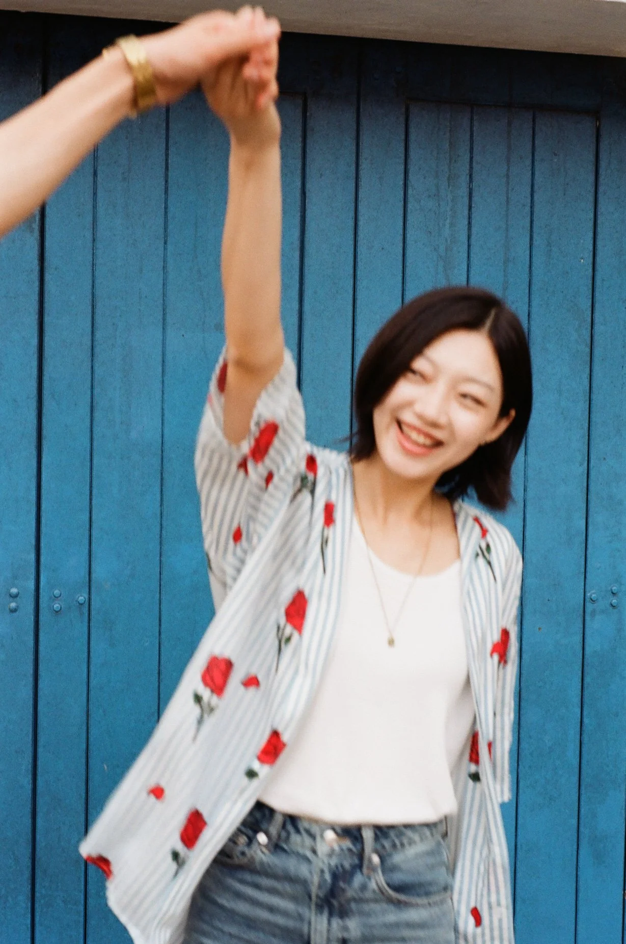 The Measure shirt, in light blue