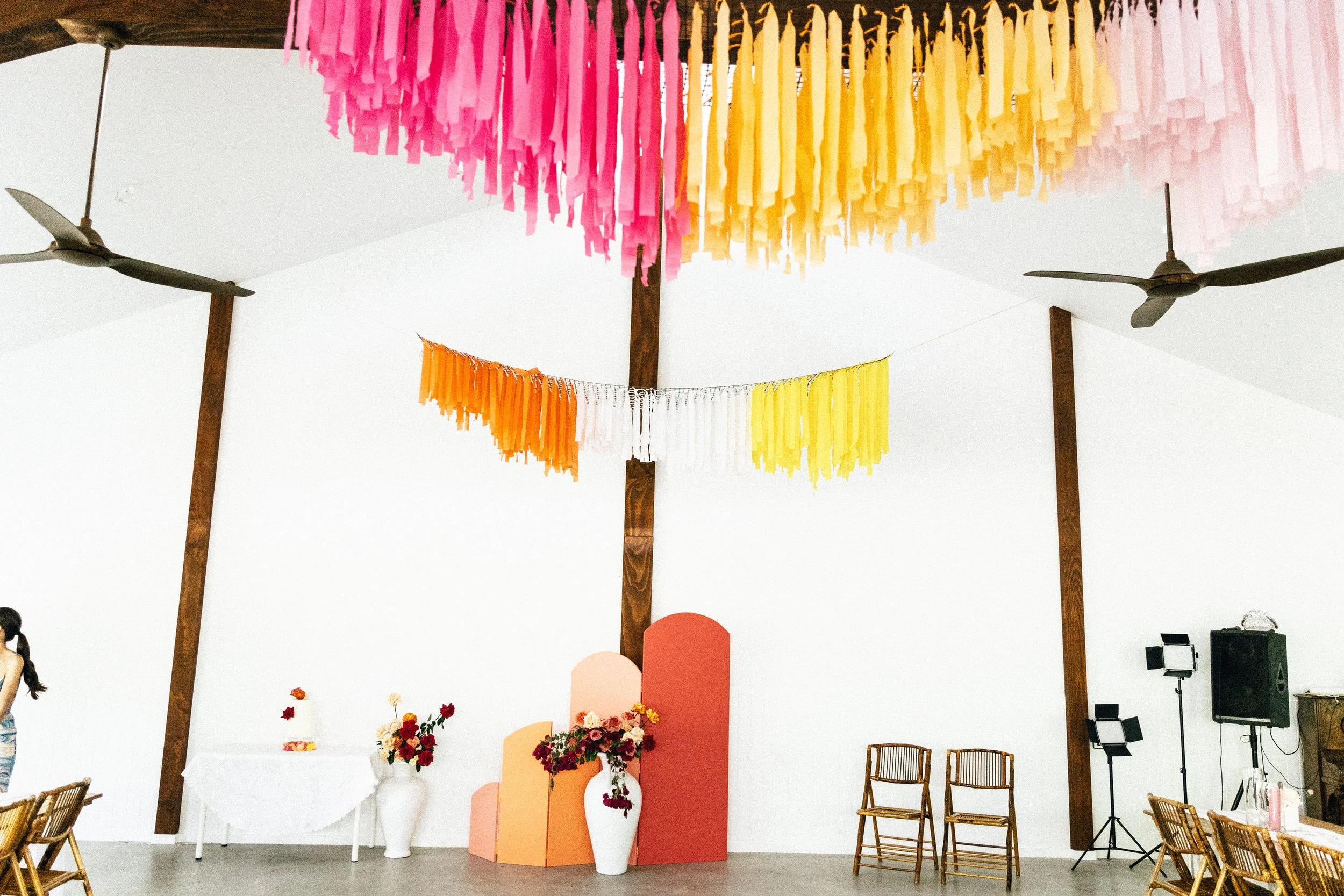 Wedding reception venue at Palm Creek Estate 