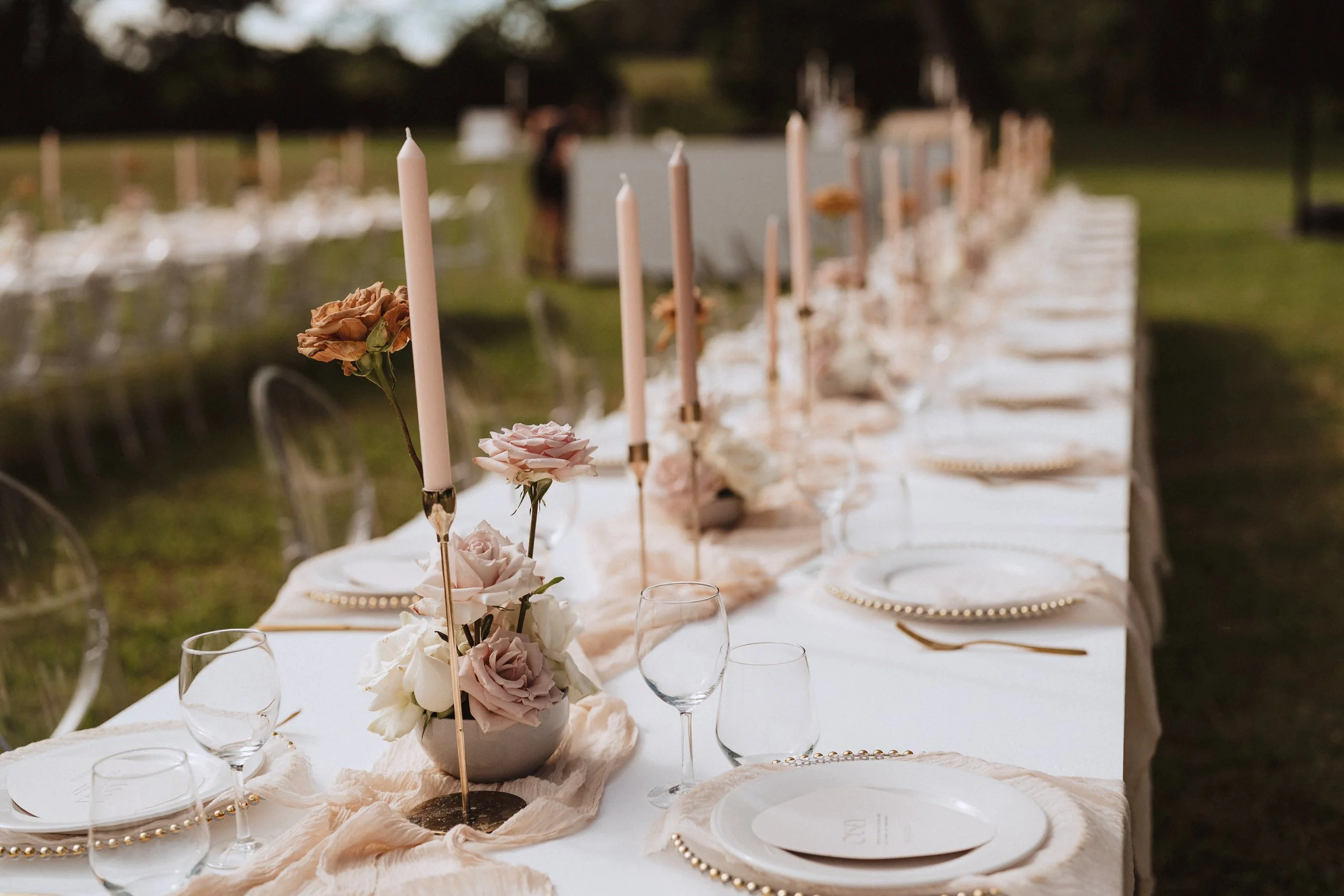Wedding reception decor. 