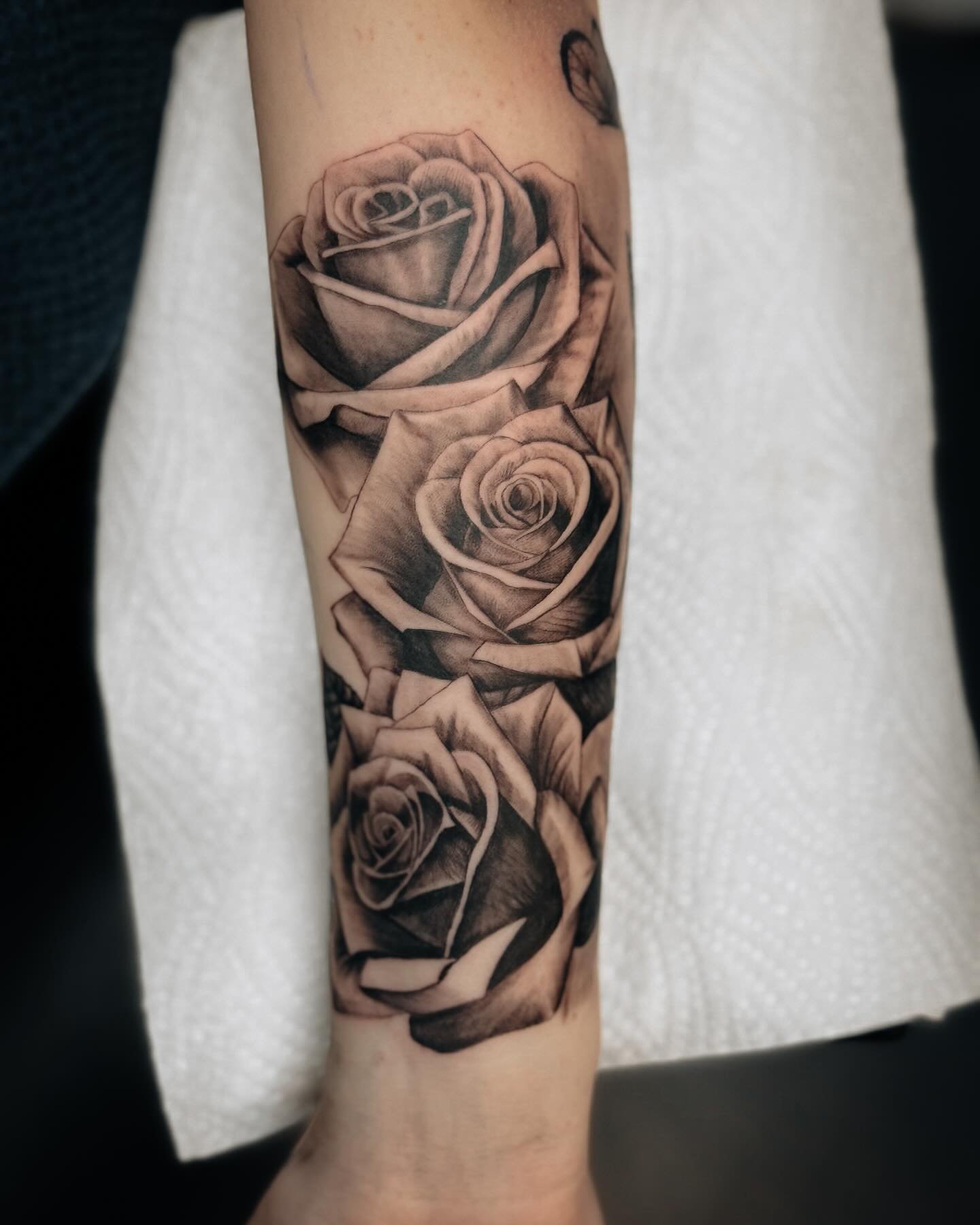 Roses 🥀
.
.
.
.
.
#tattoo #tattoos #tattooartist #photooftheday #illustration #tattooed #tattooideas #rosetattoo #birsfelden #basel #studio #switzerland #tattooing #tattoed #tattooformen  #thirtyfourtattoo #clocktattoo #floraltattoo #rosetattoo