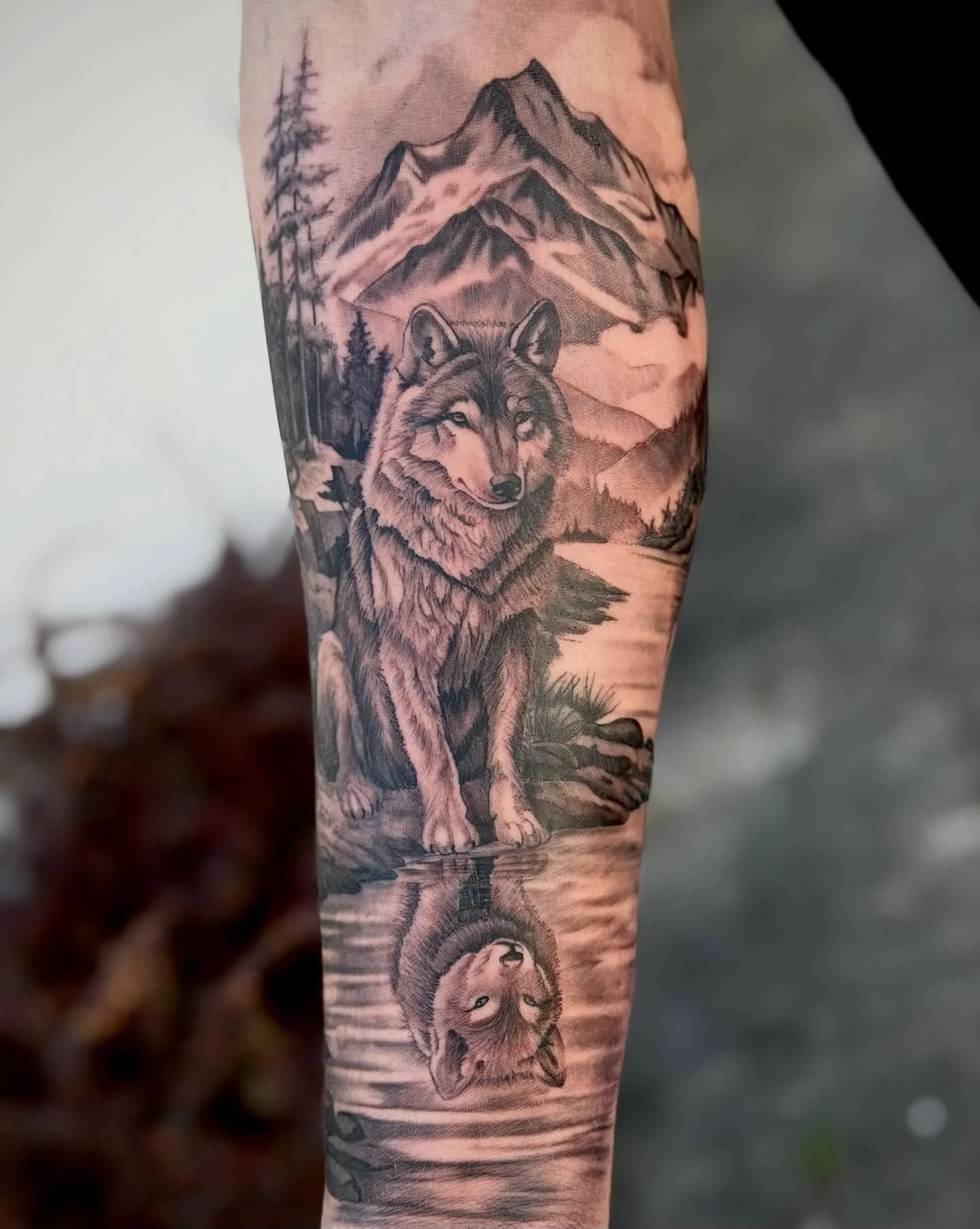 🐺 
.
.
.
#tattoo #birsfelden #basel