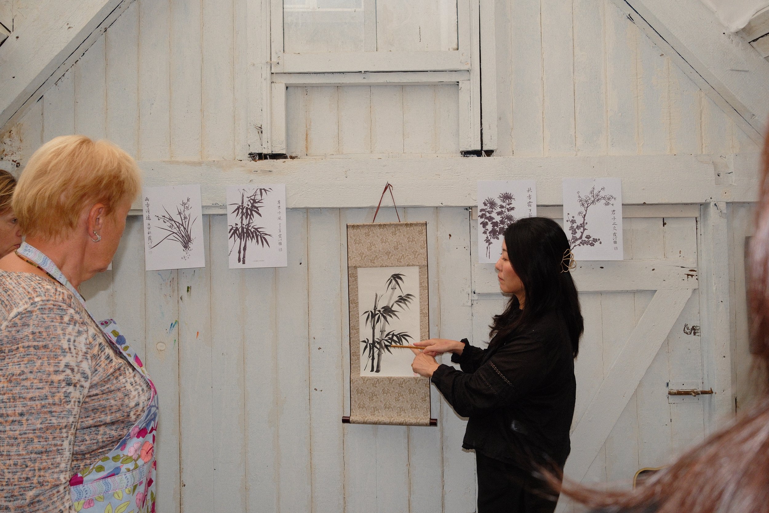 Celebrating Hangeul Day in Brussels - Korean Ink Painting Workshop