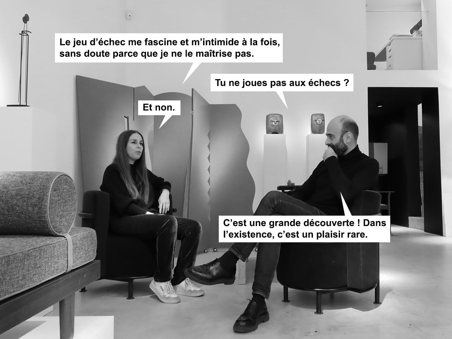 Romain Morandi et Lia Rochas-Páris