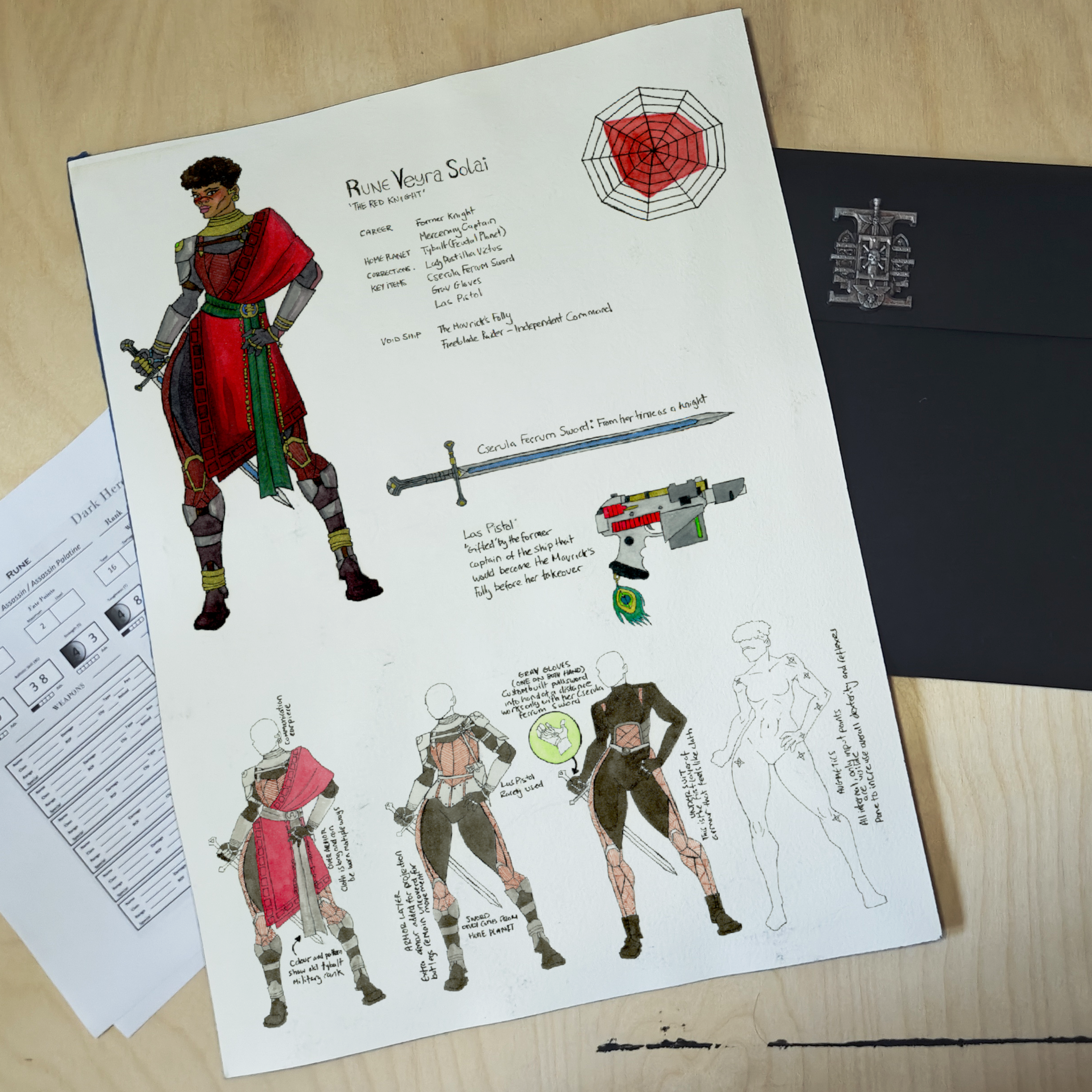 Character Design Sheet: Rune