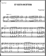 It Gets Better sheet music front page