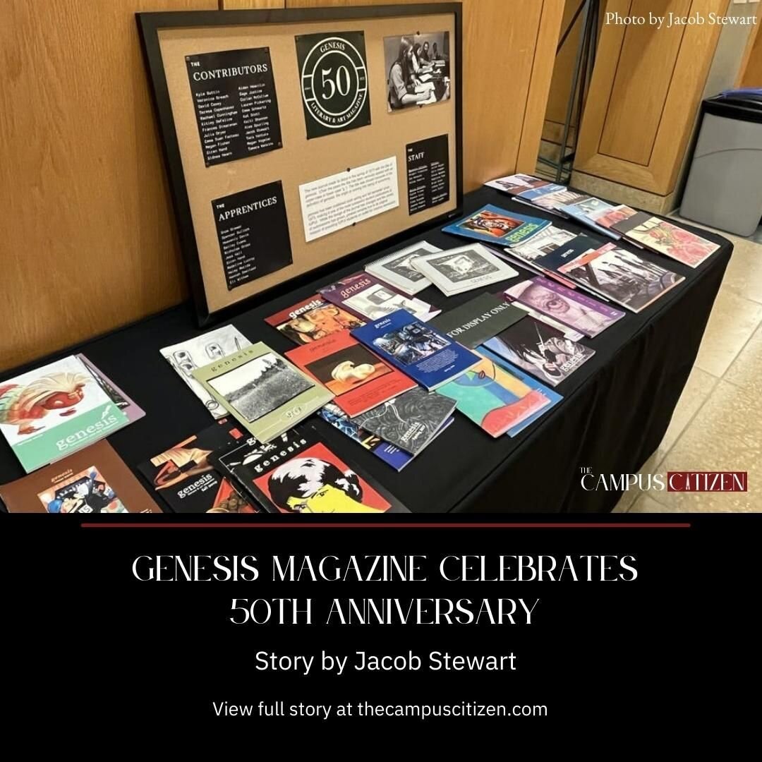 Genesis Magazine recently celebrated their 50th anniversary, releasing their latest issue on Wednesday.

&quot;Genesis magazine is a student run and student directed literary and art magazine within the School of Liberal Arts, so we publish undergrad