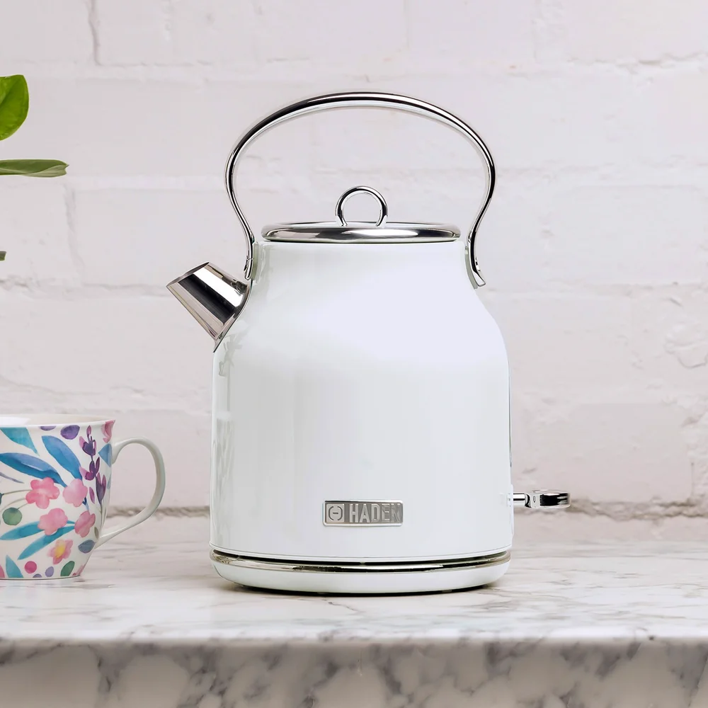 Electric Kettles Haden Heritage Kettle White Heritage Electric