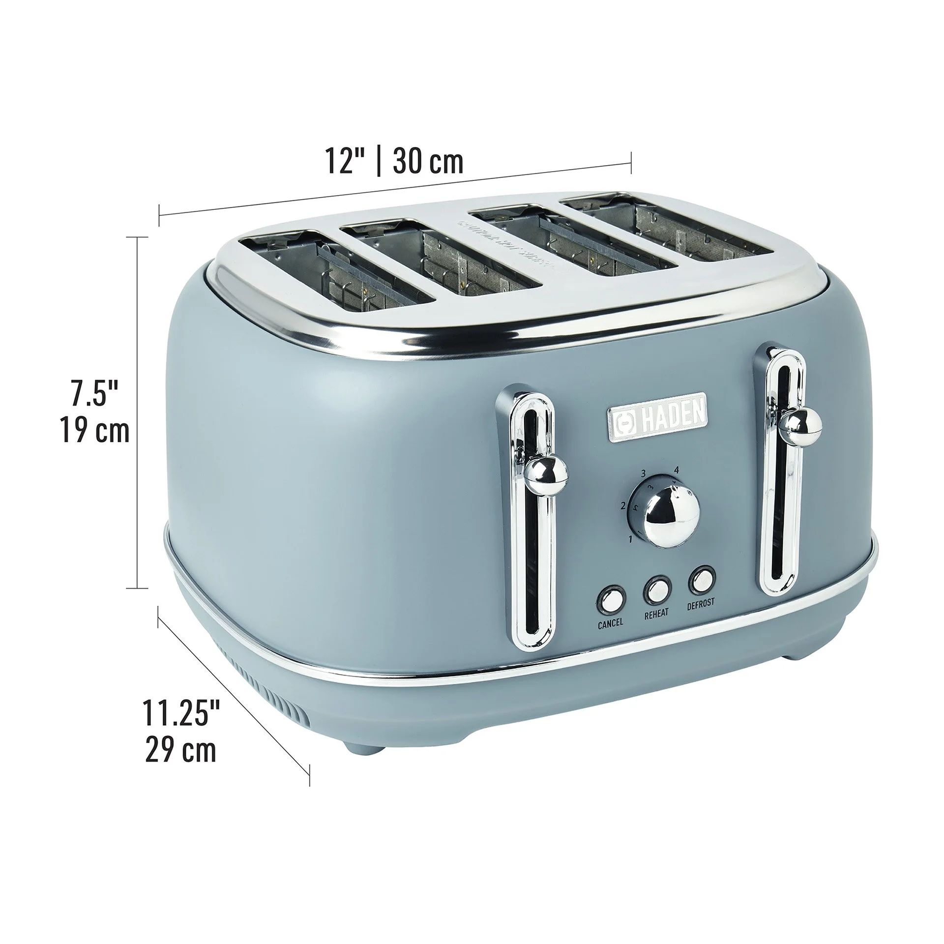 Dorset 2Slice Toaster Putty — Haden Canada