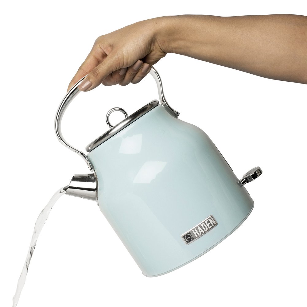 Best Buy: Haden Heritage 1.7 Liter Electric Kettle Stainless Steel with  Auto Shut -Off Turquoise 75004