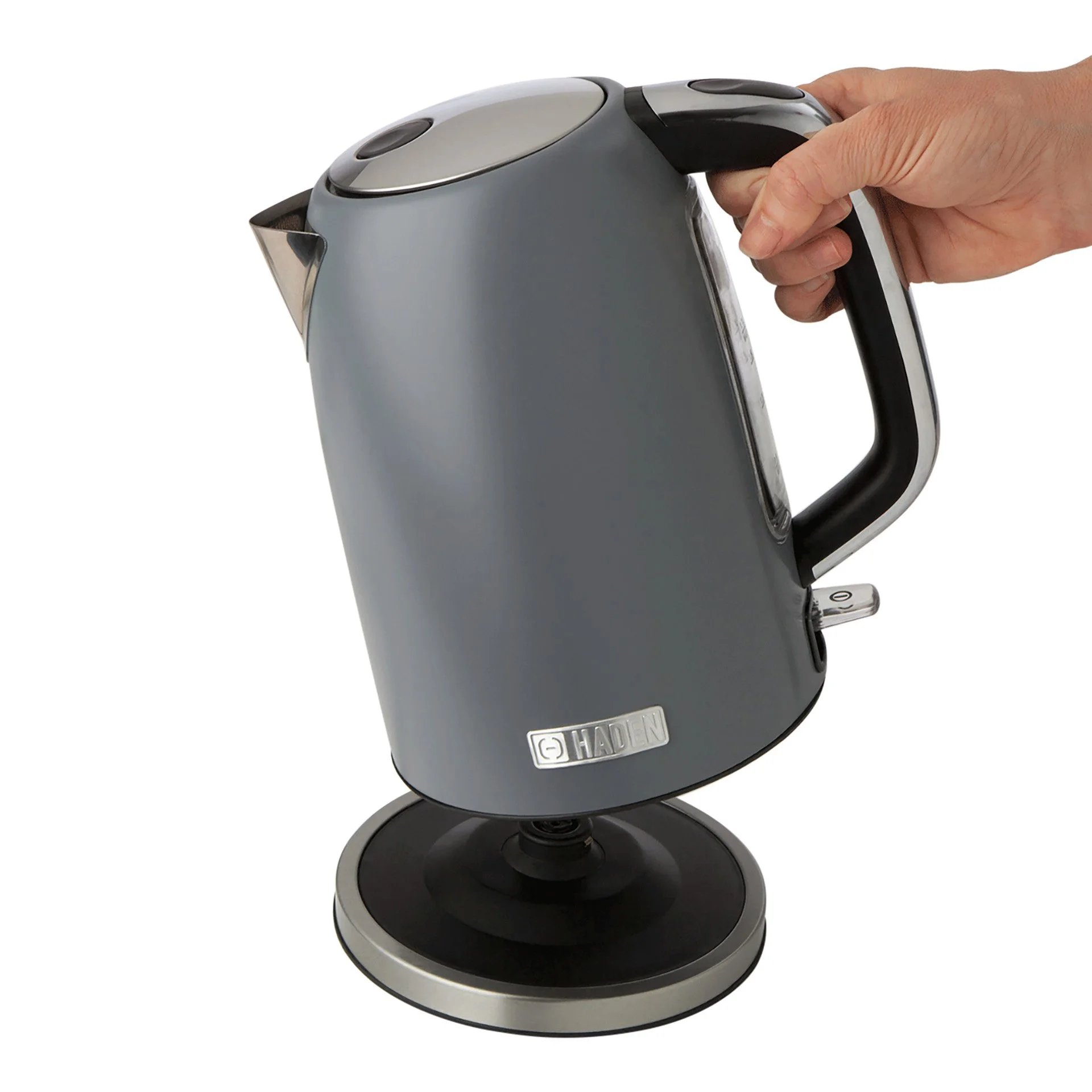 Perth Electric Kettle Slate Grey — Haden Canada
