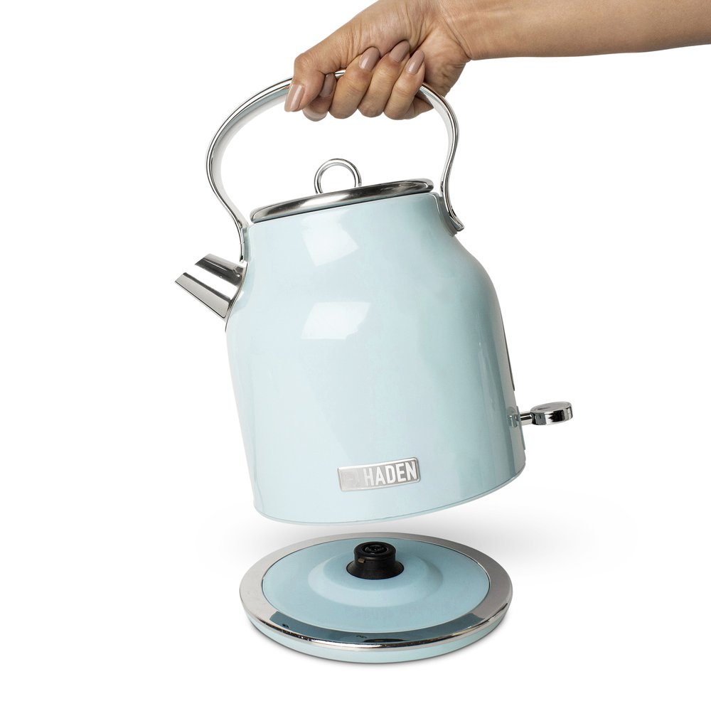 Best Buy: Haden Heritage 1.7 Liter Electric Kettle Stainless Steel with  Auto Shut -Off Turquoise 75004