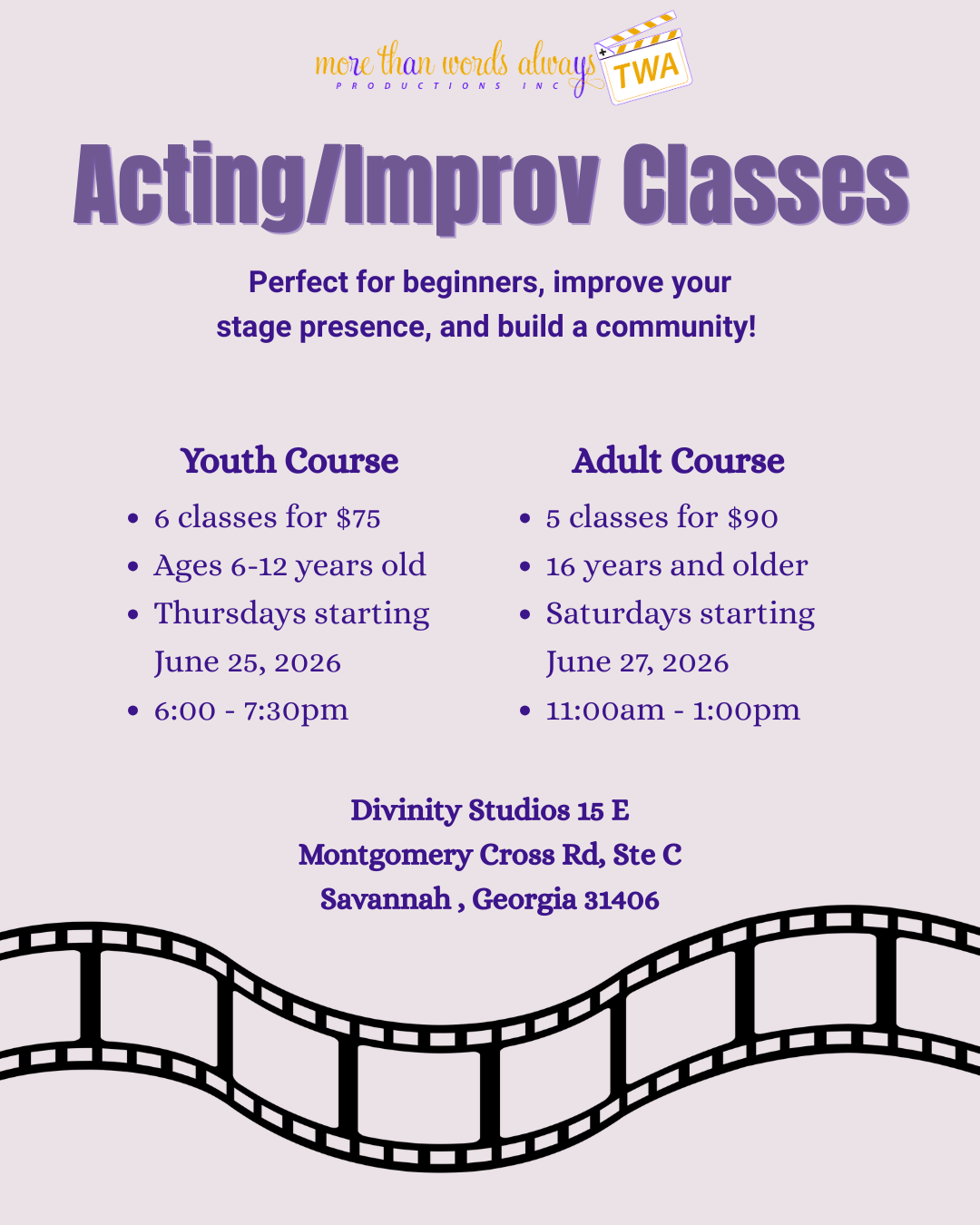 Acting &amp; Improv Classes