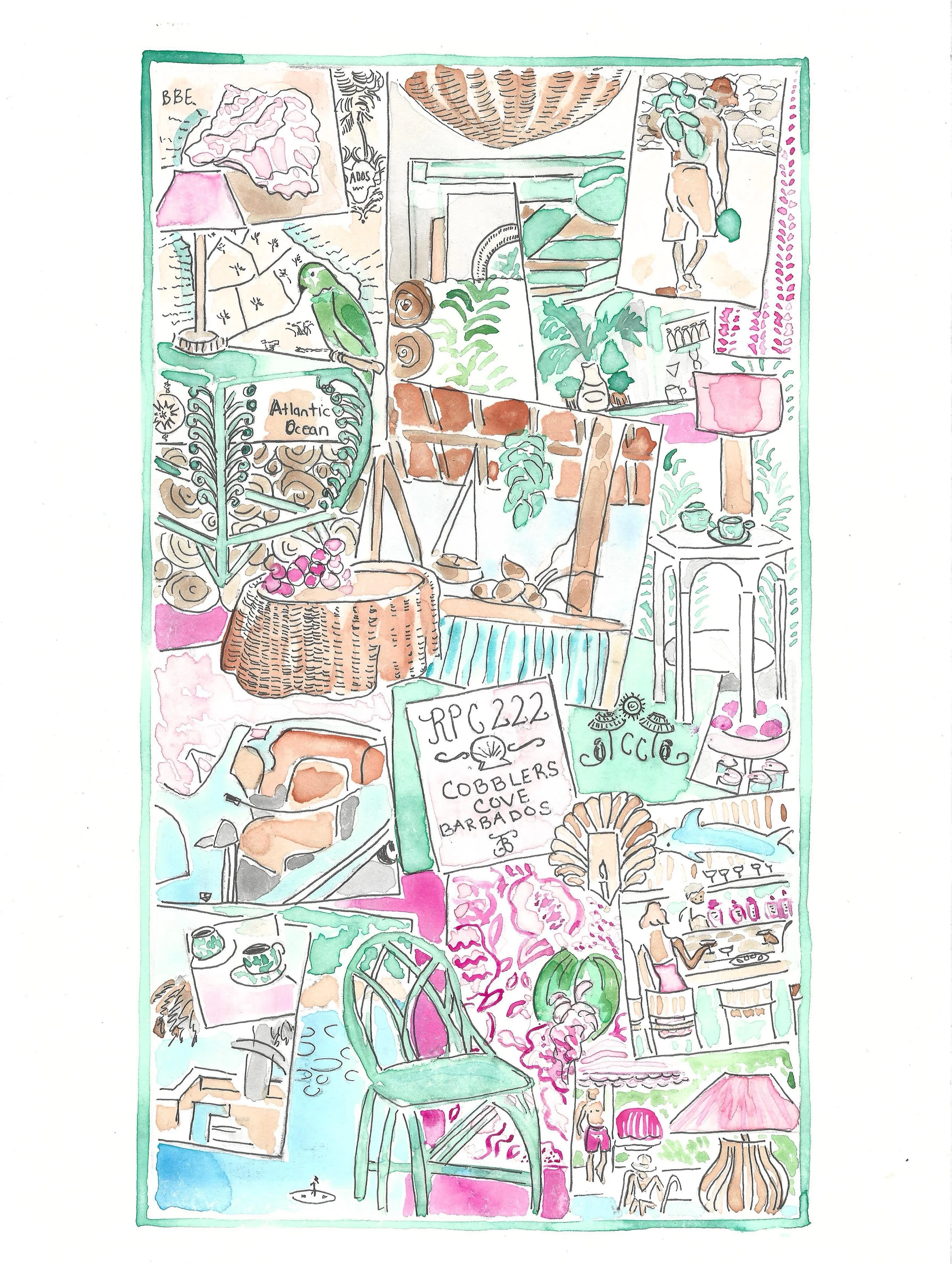 vacation memory board