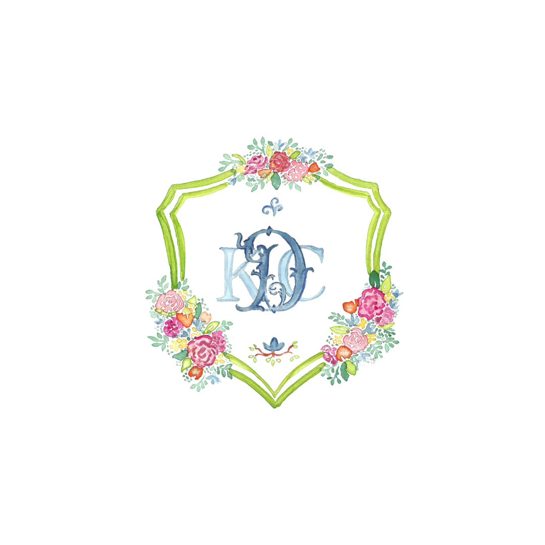 a wedding crest
