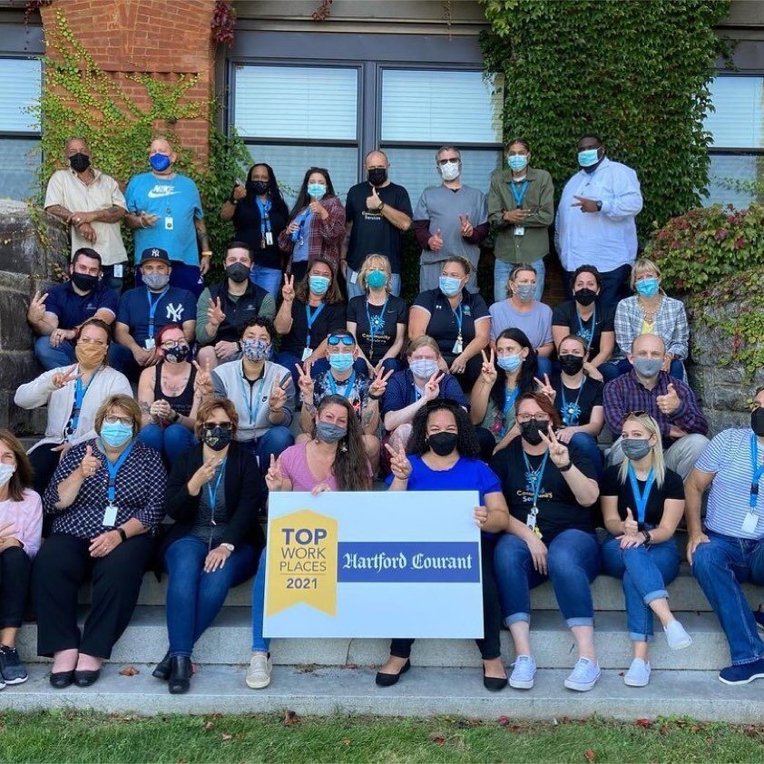 Repost from @sound.community
&bull;
This afternoon staff gathered to enjoy pizza, salads, cannoli's, and gelato from Luigi's Wood Fired Pizza Risto to celebrate Sound Community Services being awarded the Hartford Courant 2021 Top Workplace.  Gino DeM