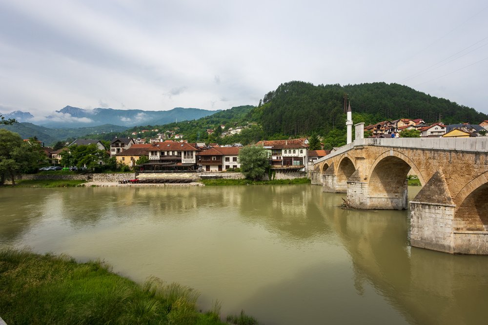 Konjic Bridge from the right