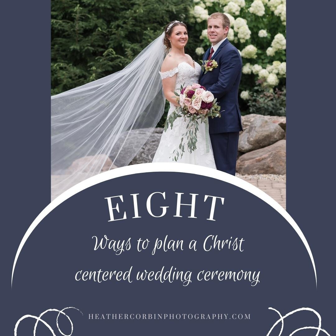 EIGHT ways to plan a Christ-Centered Wedding!

1) Choose Christ-centered music: 
Select hymns or Christian songs that reflect your faith and will help set the tone for a worshipful ceremony.  Choose meaningful songs, that represent your favorite musi