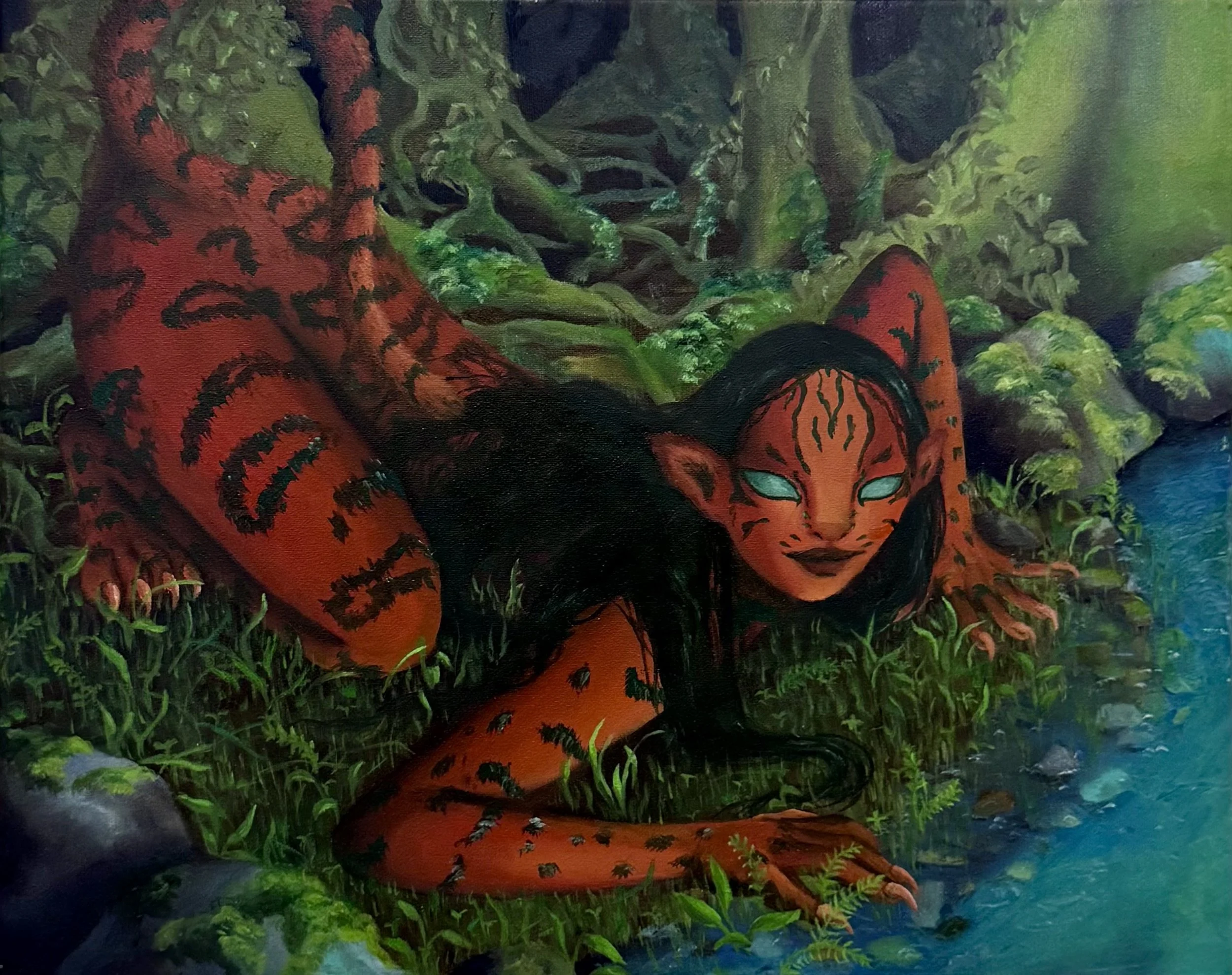"A Body To Remember Time On Earth" -
oil on canvas -
16x20 inches -
2025