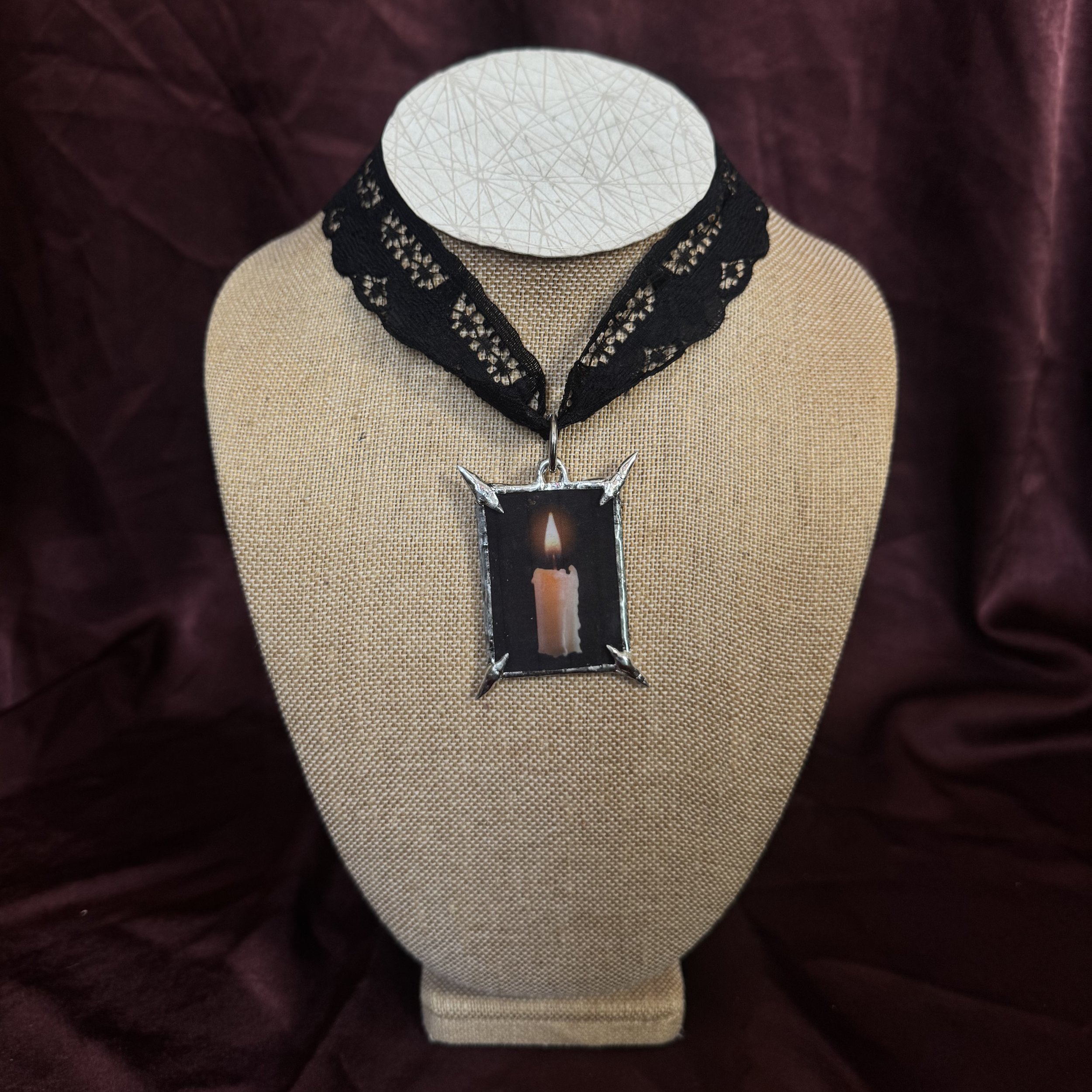 Candle Lace Choker
