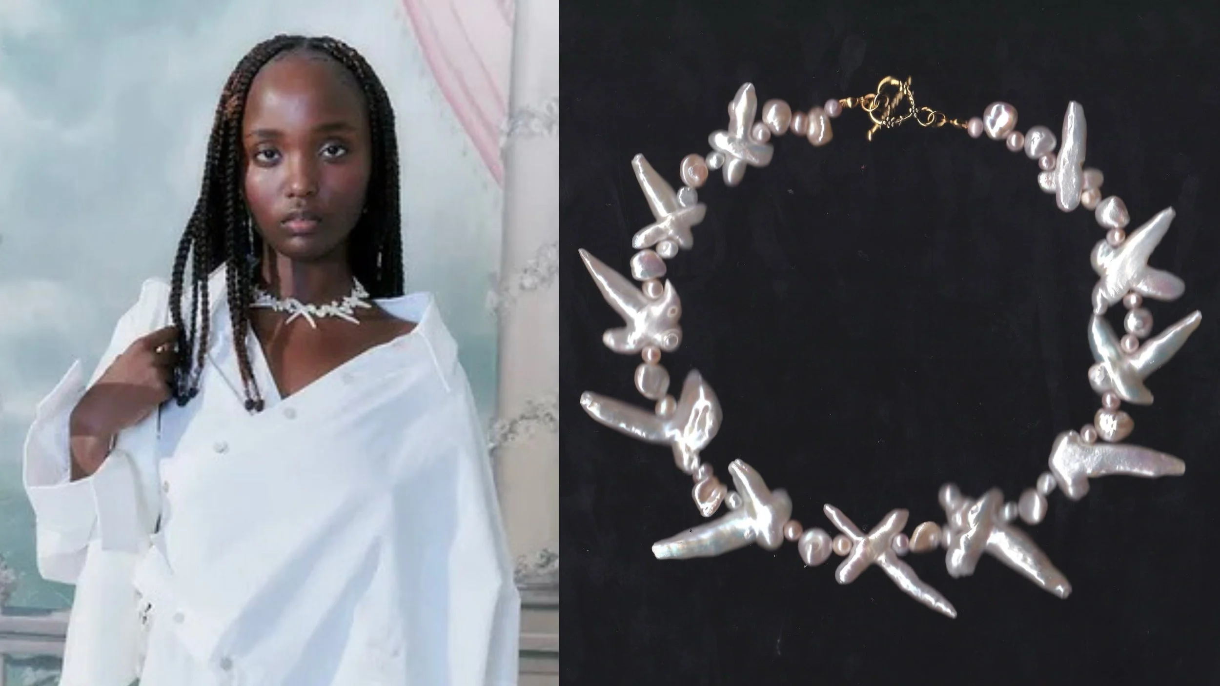 fantasy pearl necklace