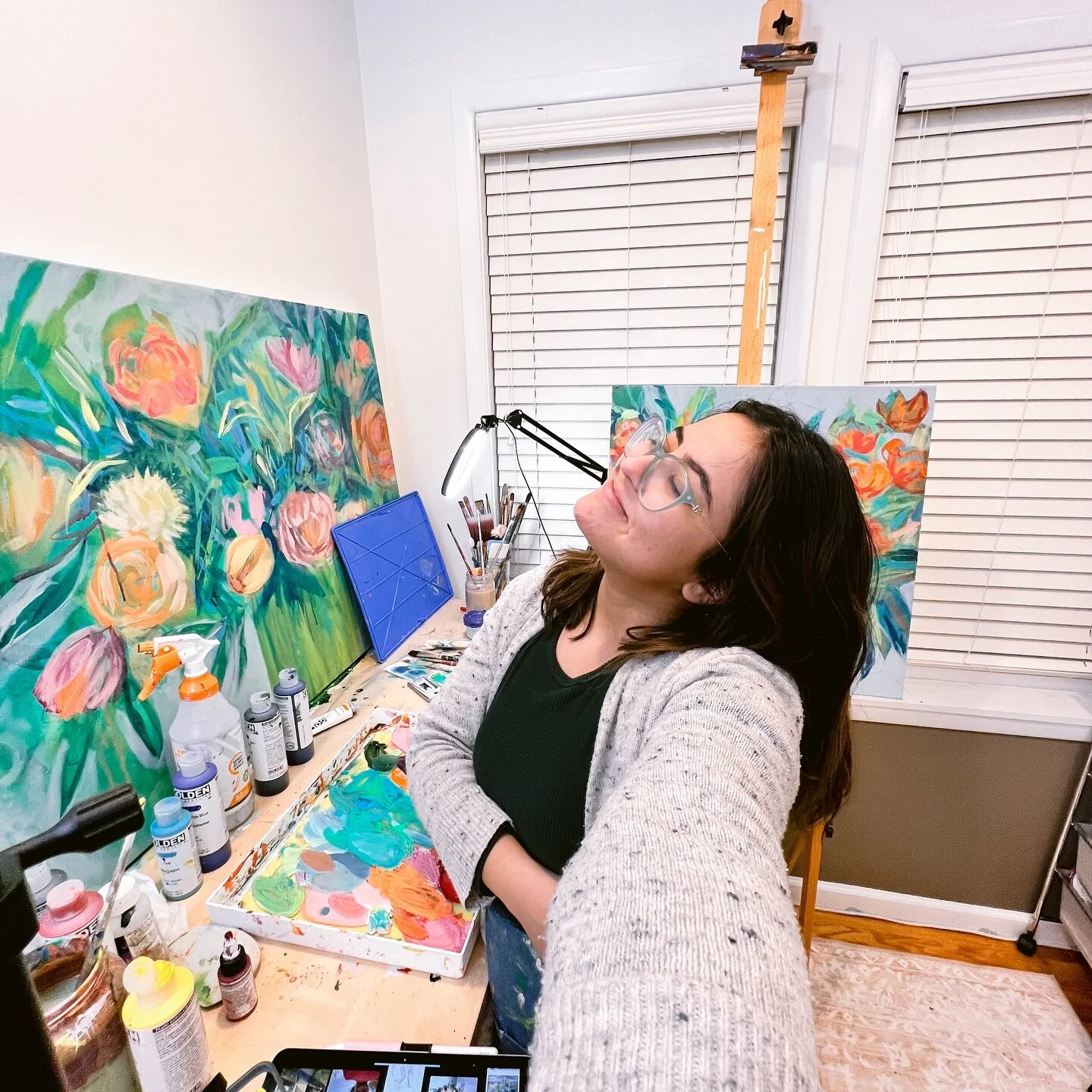 In my happy place! 

#artistatwork #studiopractice