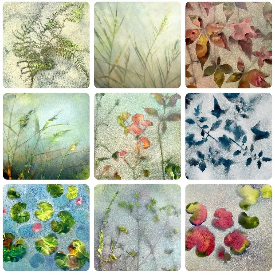 So that&rsquo;s a wrap&hellip;

This year I painted in my tiny garden every day the weather allowed. I challenged myself to develop new processes and to work on a larger scale. I learned a couple of brand new skills and I&rsquo;m super pleased with m