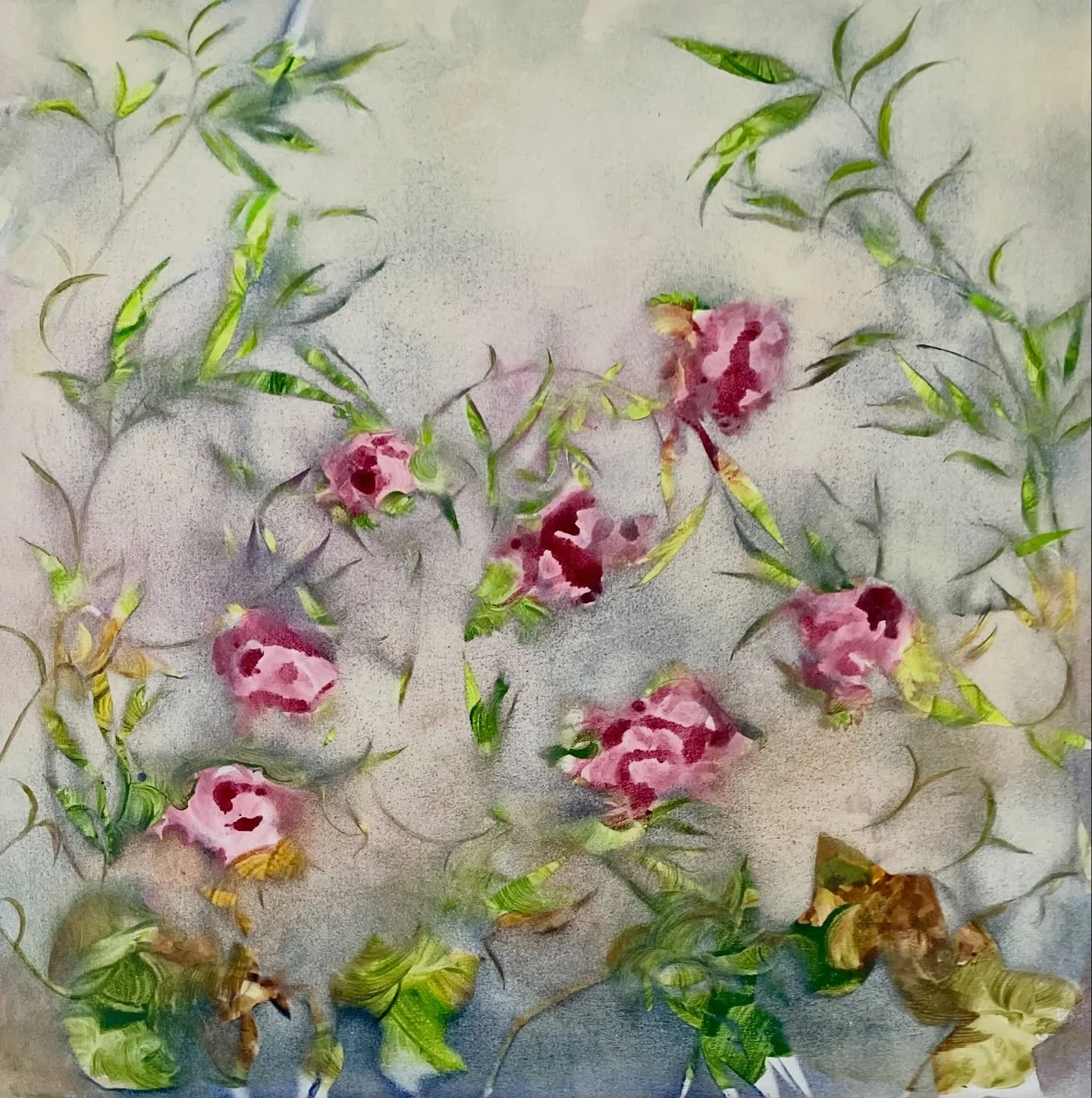 Expression &amp; Freedom opens next week at 99 Kingsway, Holborn, and it&rsquo;s lovely that Spring Waltz will be a part of this show. Thank you @mindyheidi and art_exhibitions_holborn 🌸 #lovecamden #thebombfactoryartfoundation #londonartists #galle