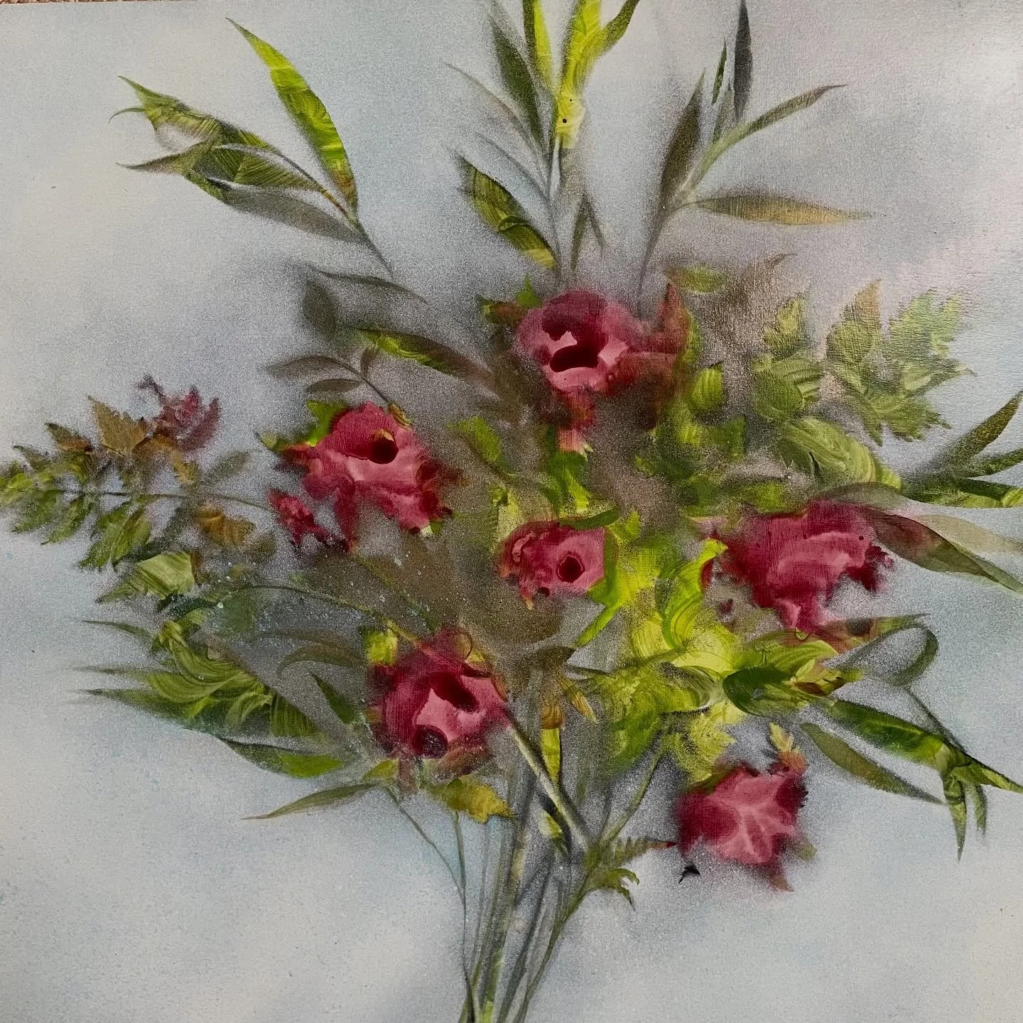 Some fresh new works heading for the Landmark Spring Art Fair in Teddington tomorrow till Sunday. Please DM me for tickets🌿🌸 @landmarkartfairs #springart #floralart #landmarkartscentre #chelseaflowershow #richmonduponthames