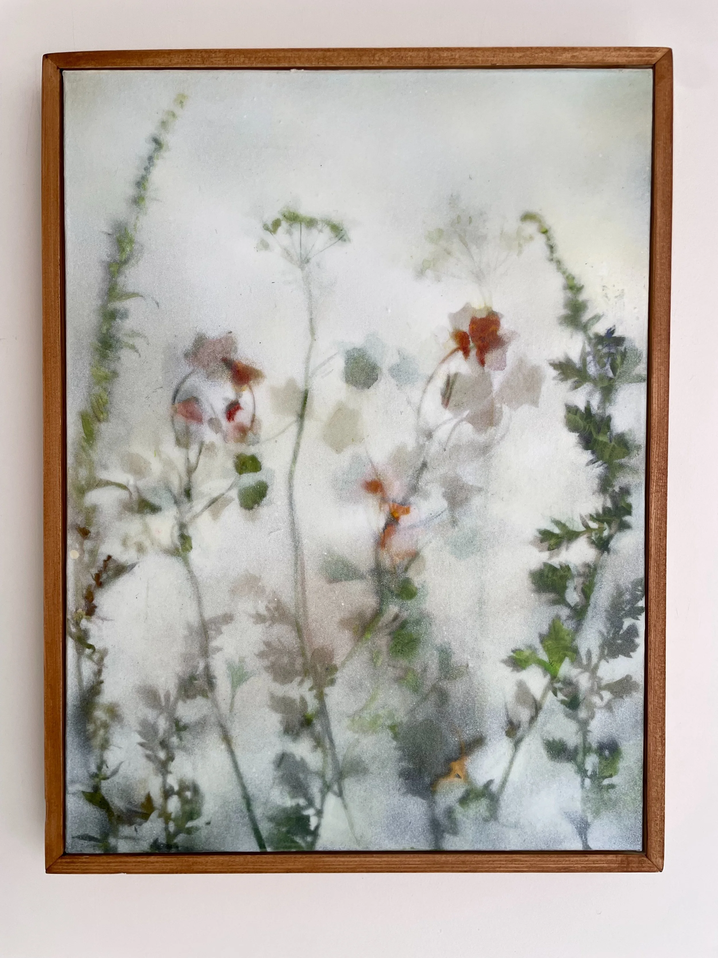 This wildflower painting has found its new home but there are many more to discover at Venue 25 #wimbledonarttrail2026 @commonworksgallery #wildflowerpainting #wildflowerart #wildflowerseason #meadowart