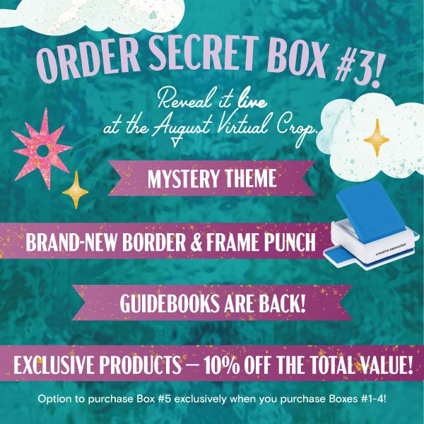 Secret Box #3 Launches this coming Monday!