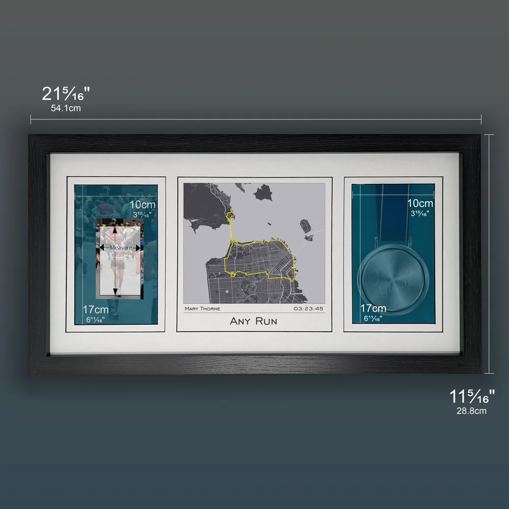 Any - Triathlon Map, Photo & Medal Display Frames - Gifts for ...