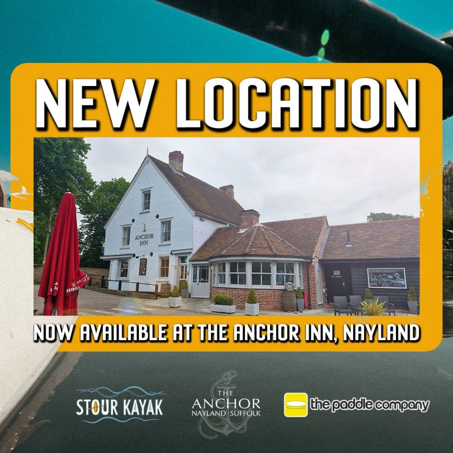 Exciting news - the secret&rsquo;s out!
We&rsquo;re launching a brand-new hire location at The Anchor Inn in Nayland, starting this June!

You&rsquo;ll be able to explore the river by kayak, canoe, or paddle board at this stunning new spot.

Bookings