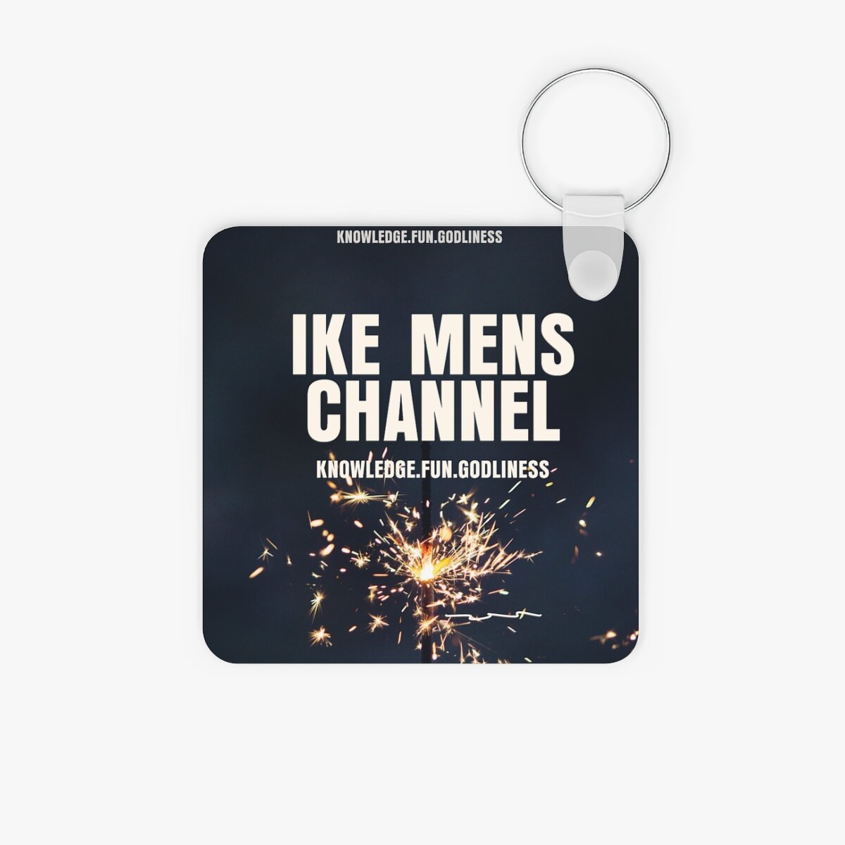 IKE MENS CHANNEL Square Photo Keyring