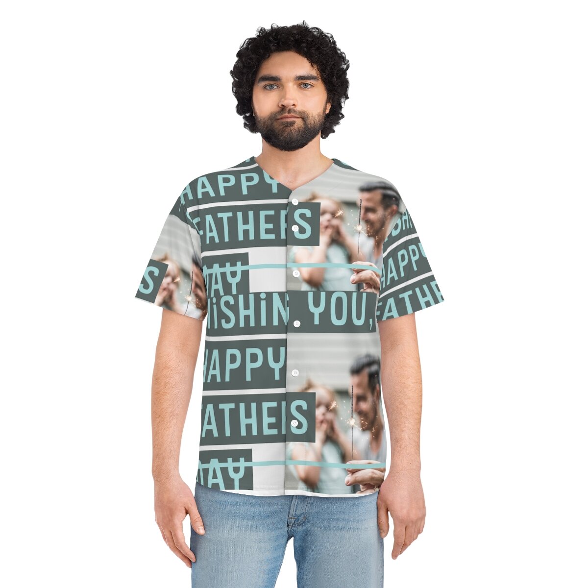 HAPPY FATHER'S DAY  Men's Baseball Jersey