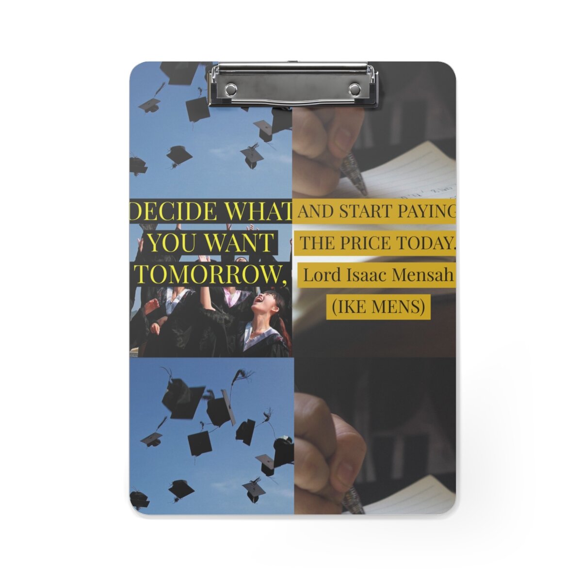 IKE MENS Collage Quote Clipboard
