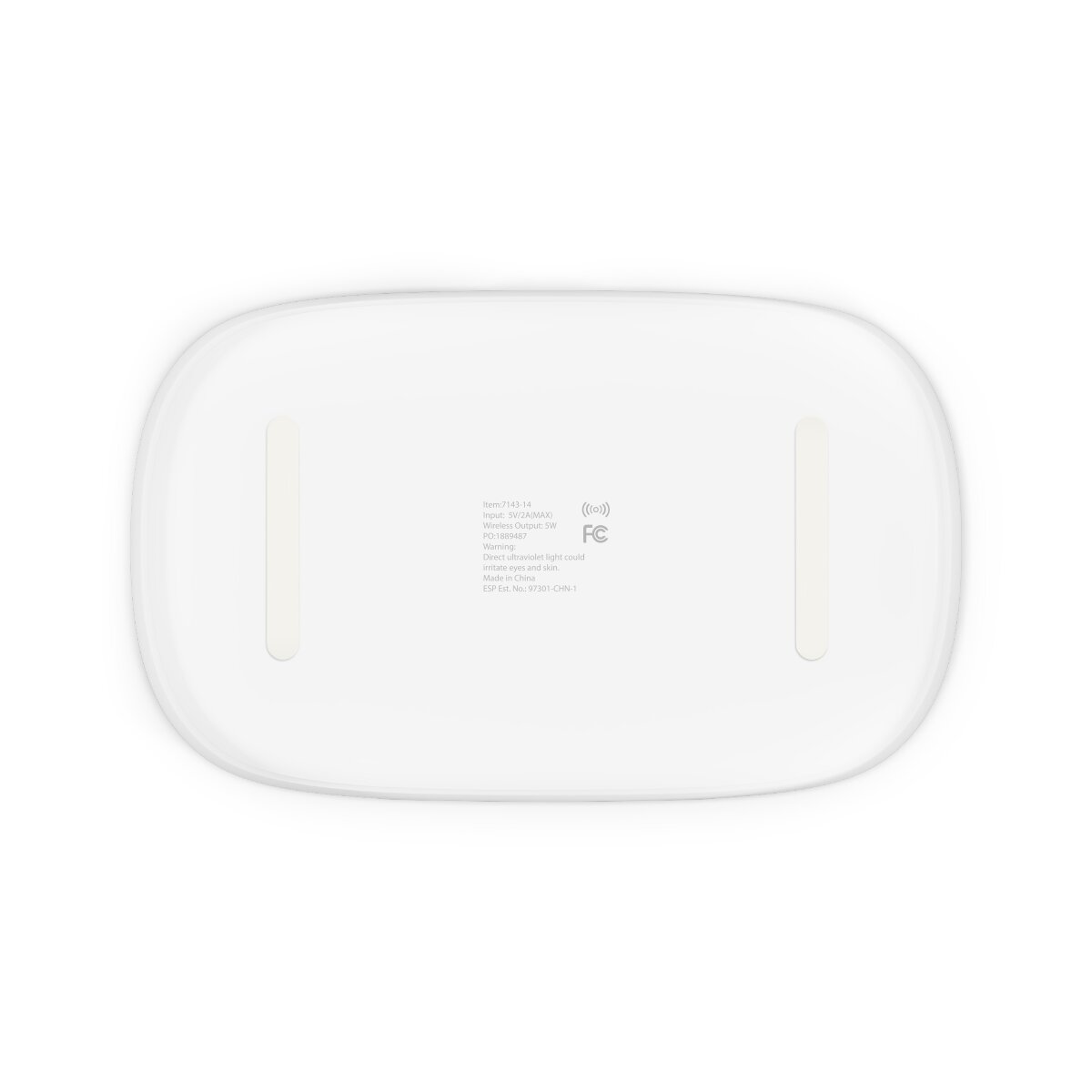 IKE MENS Collage Quote UV Phone Sanitizer and Wireless Charging Pad