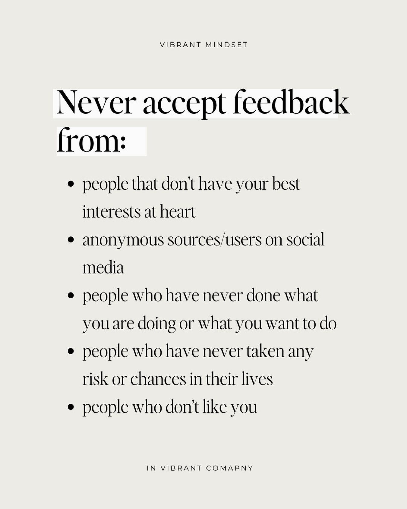Consider the sourse 🚨 There are a lot of pretty packages, saying catchy things. But remember to pause and assess where the words are coming from. 

✨Are the people giving you career or business advice &ldquo;in the arena also getting their a$$es kic