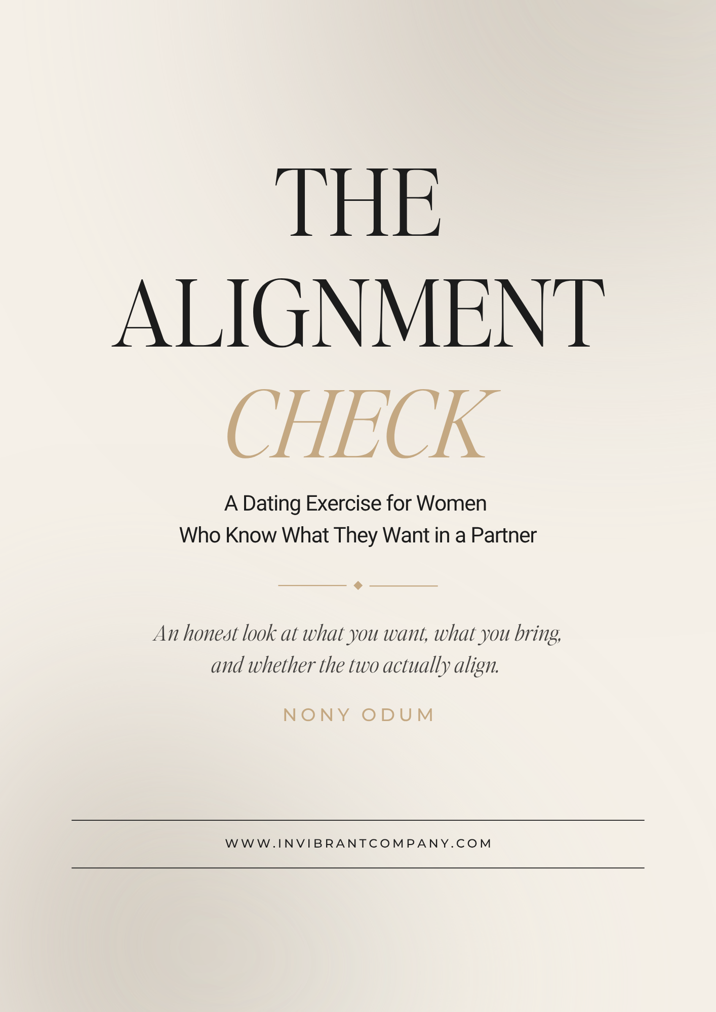 The Alignment Check