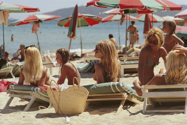 Beach clubs in Saint-Tropez