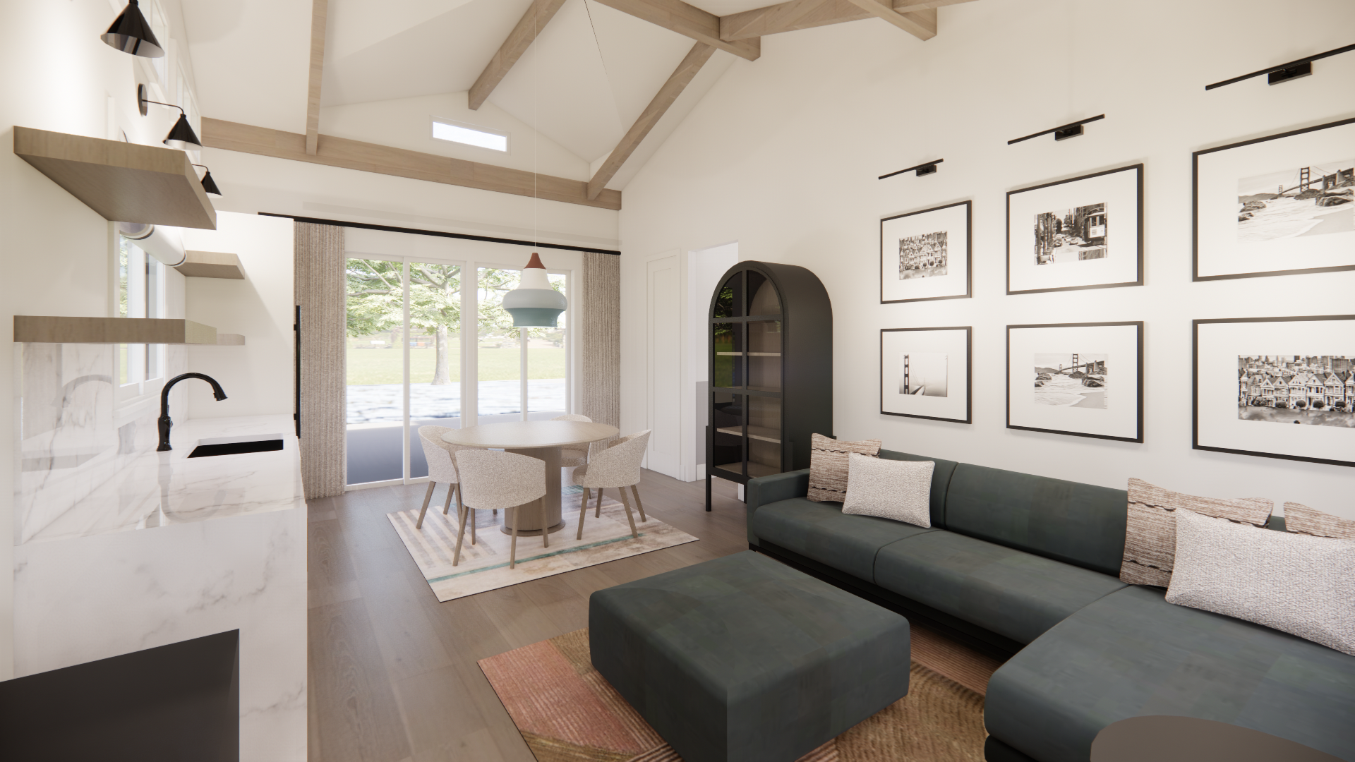 interior design of a modern ADU